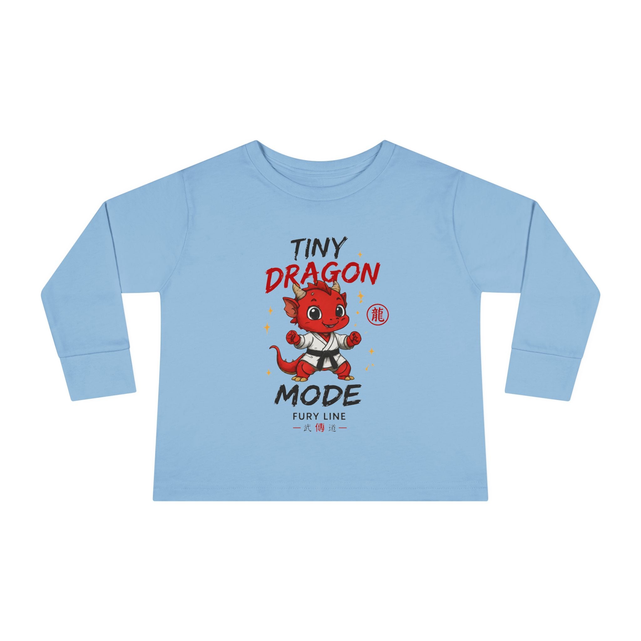 Fury Line Tiny Dragon Long Sleeve Toddler Tee