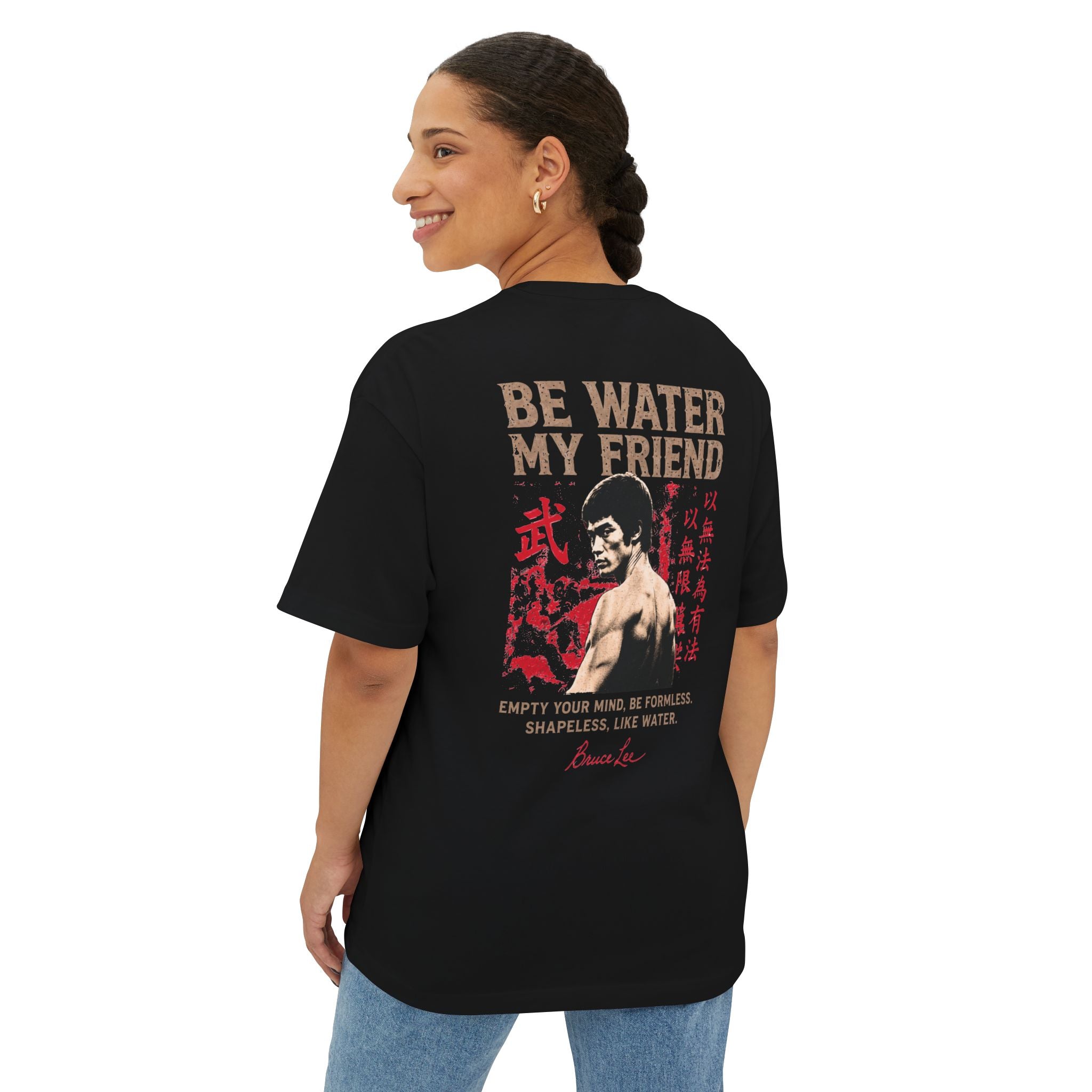 Be Water My Friend™ Boyfriend Oversized Tee