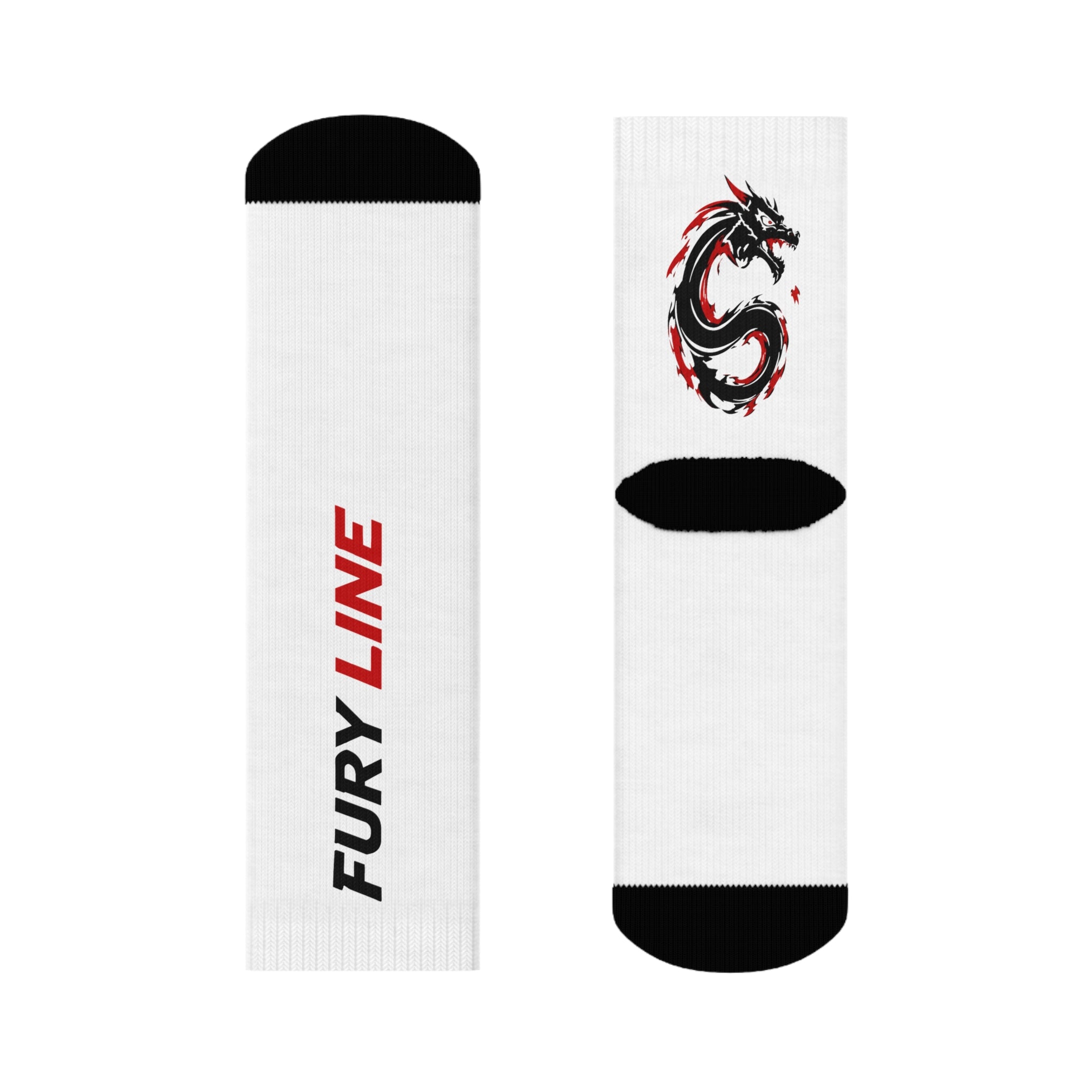 Fury Line Dojo Stripe Crew Socks