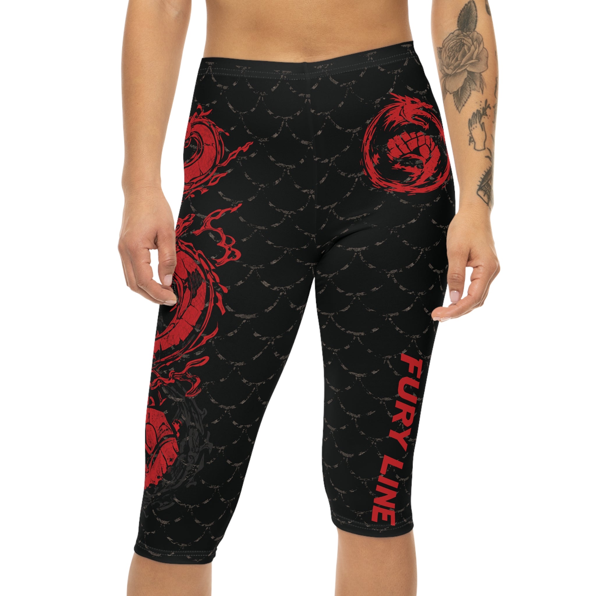 Fury Line Dragon Motion Women’s Capri Leggings