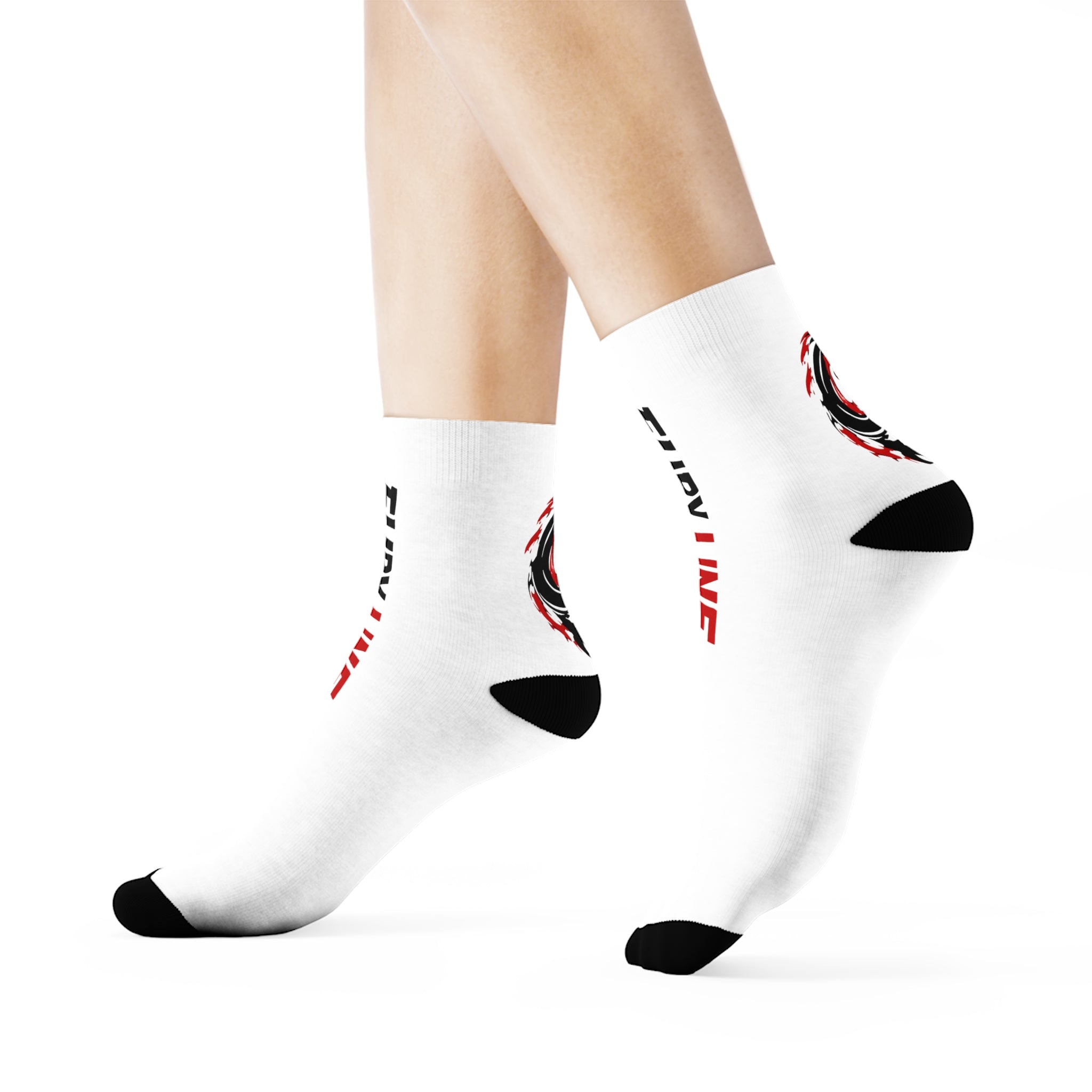Fury Line Dojo Stripe Crew Socks