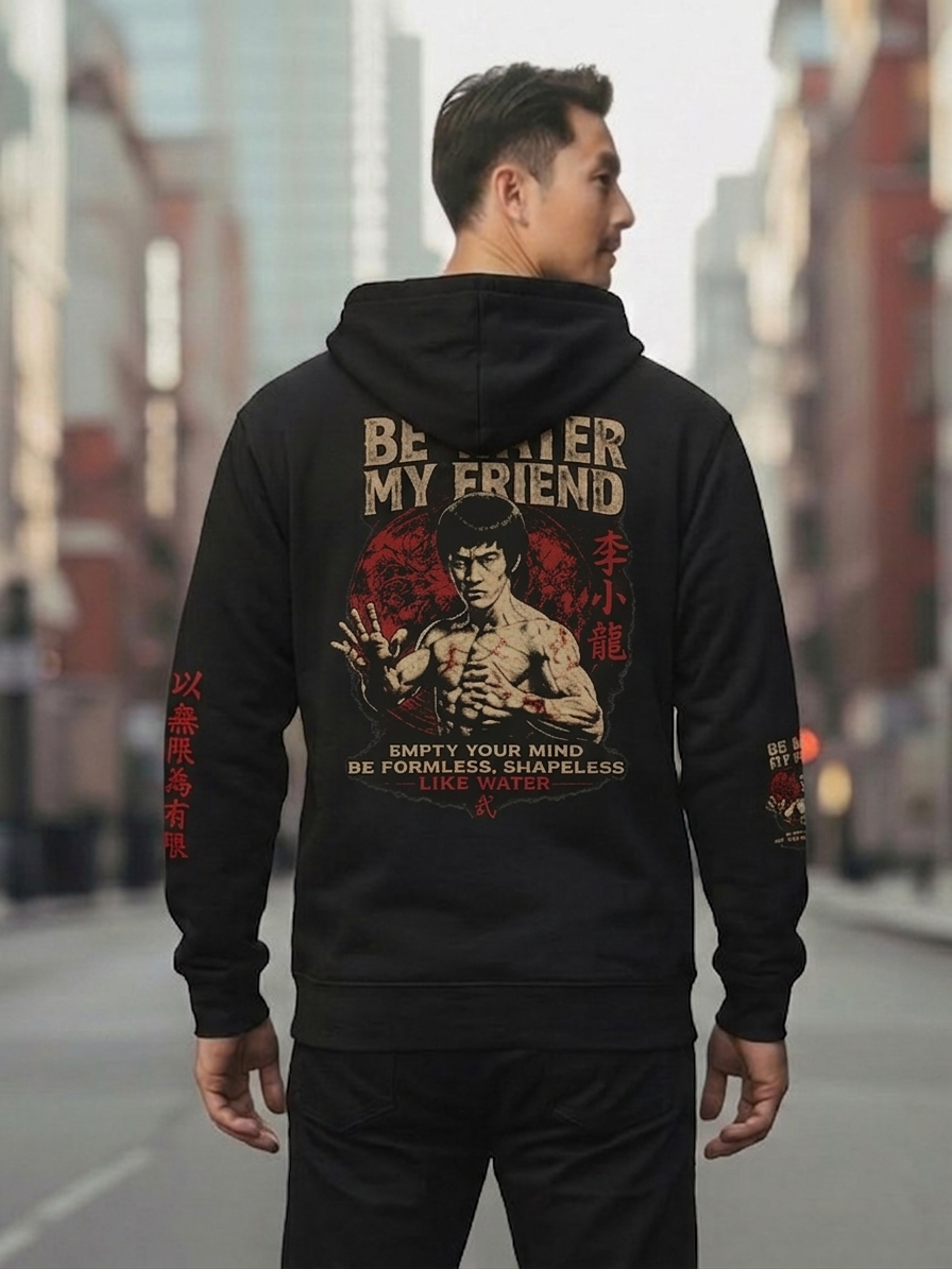 Be Water My Friend™ Vintage Wash Hoodie