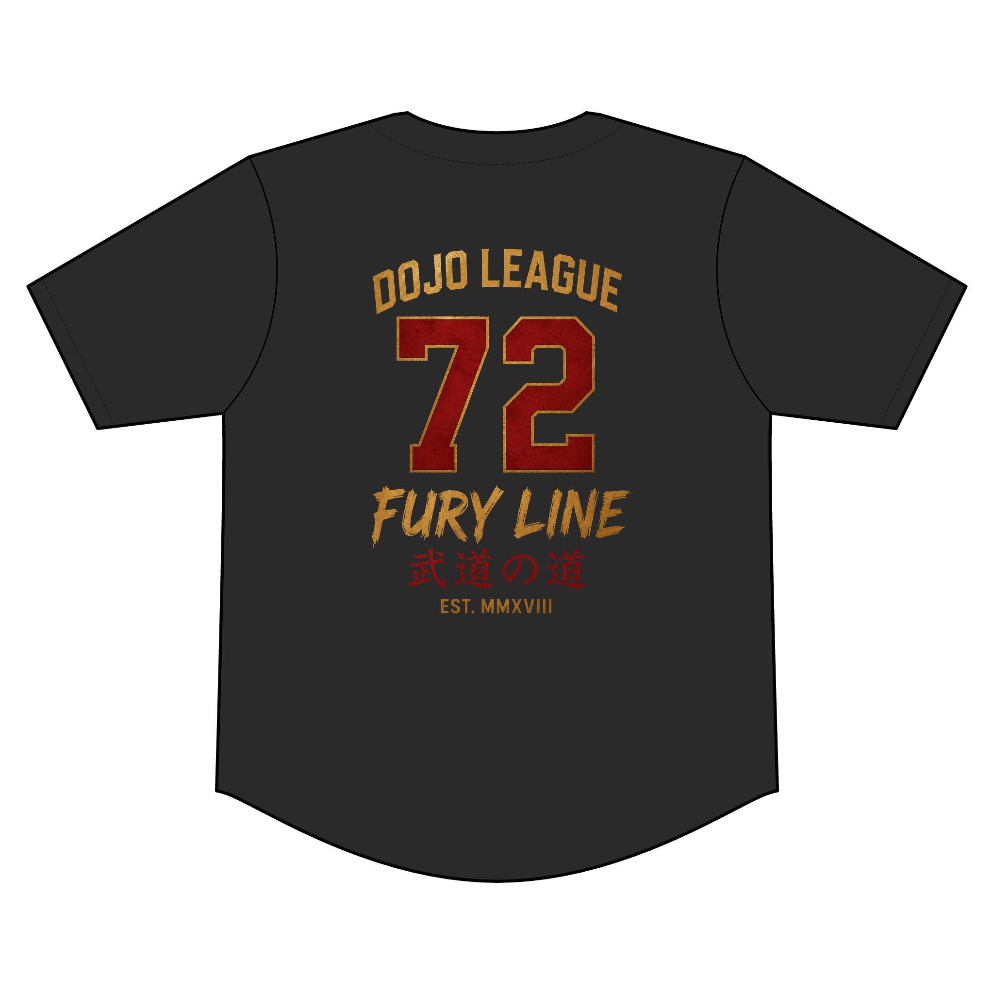 Fury Line Dojo League Full-Button Jersey