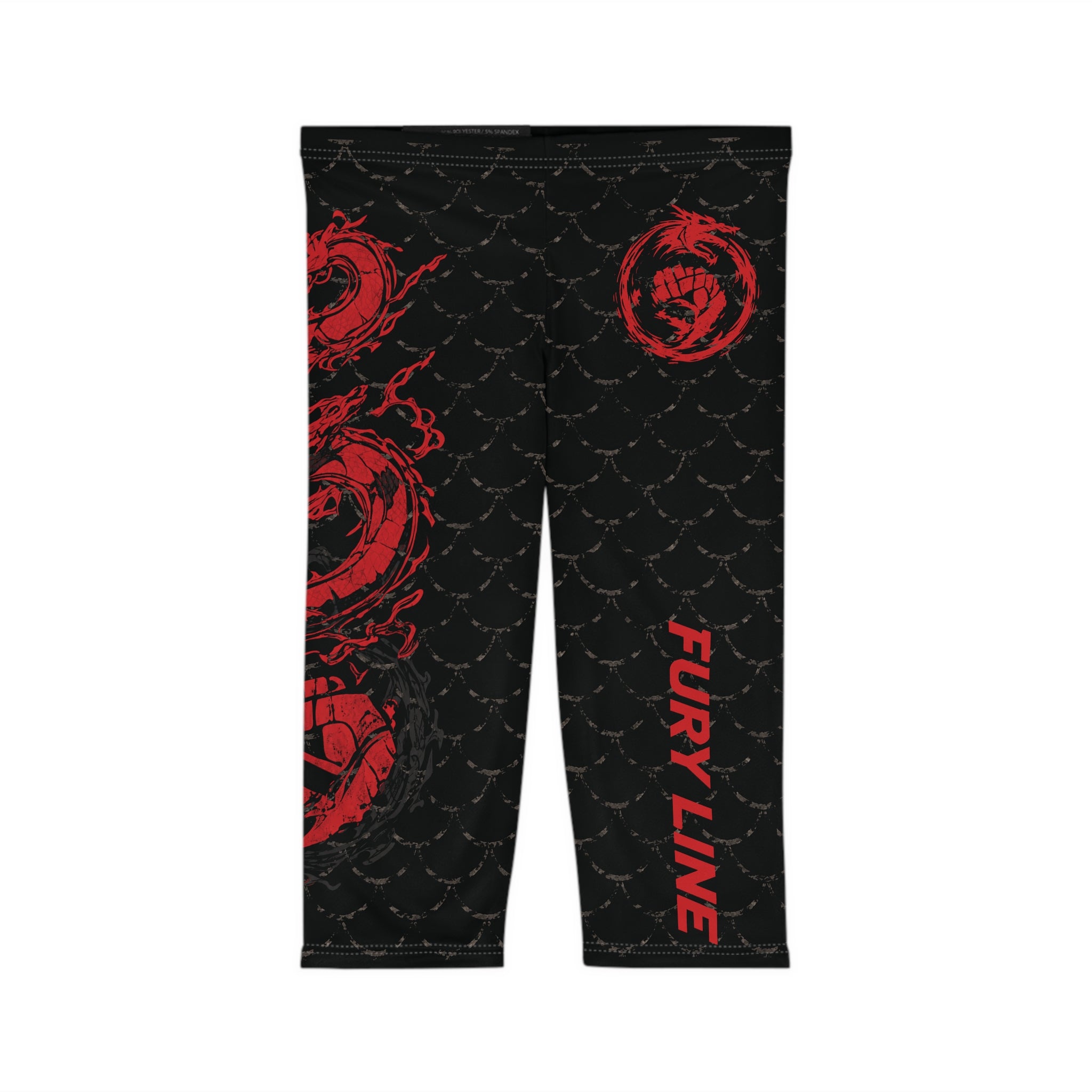 Fury Line Dragon Motion Women’s Capri Leggings
