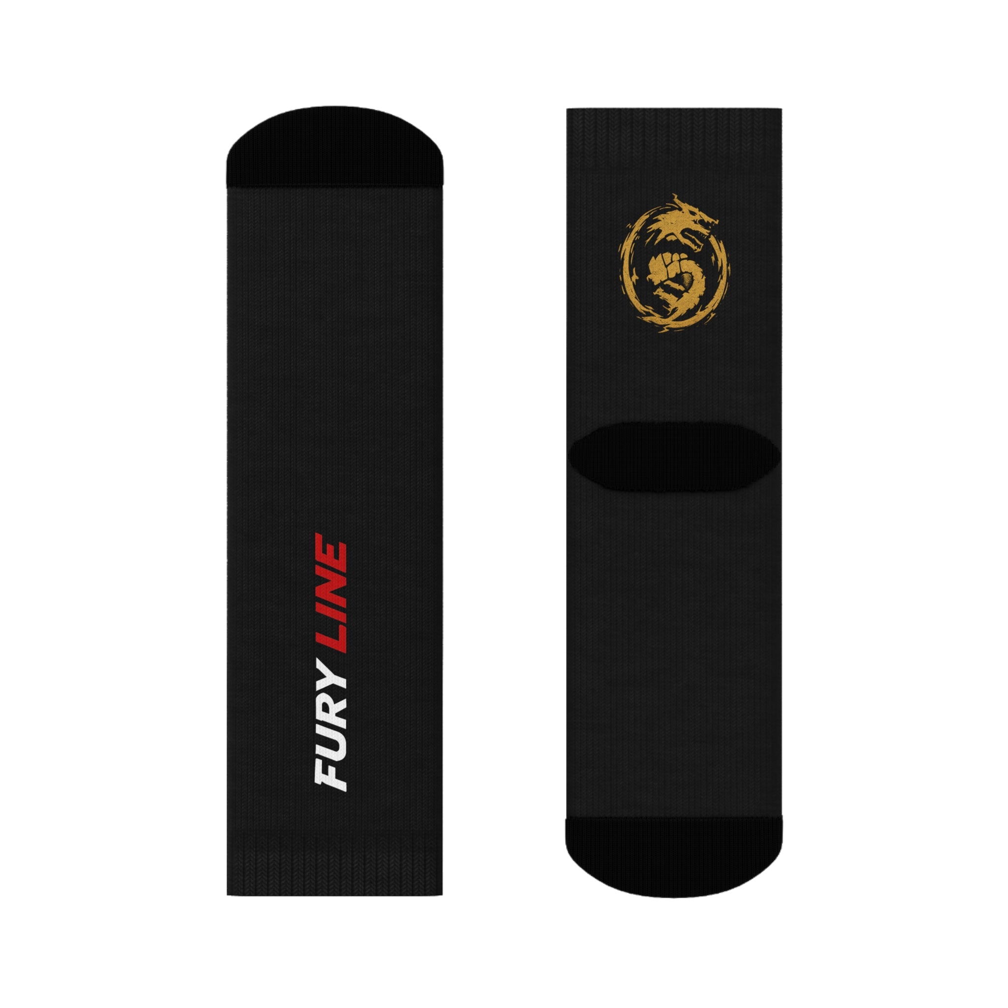 Fury Line Dragon Step Crew Socks