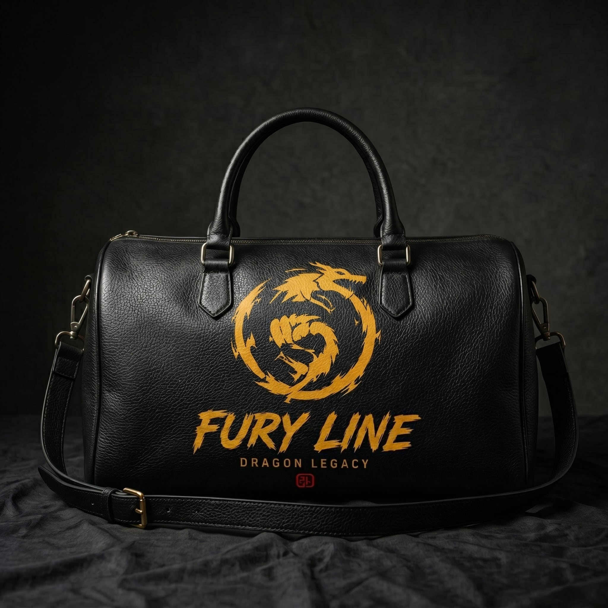 Fury Line Dragon Legacy Faux Leather Travel Bag