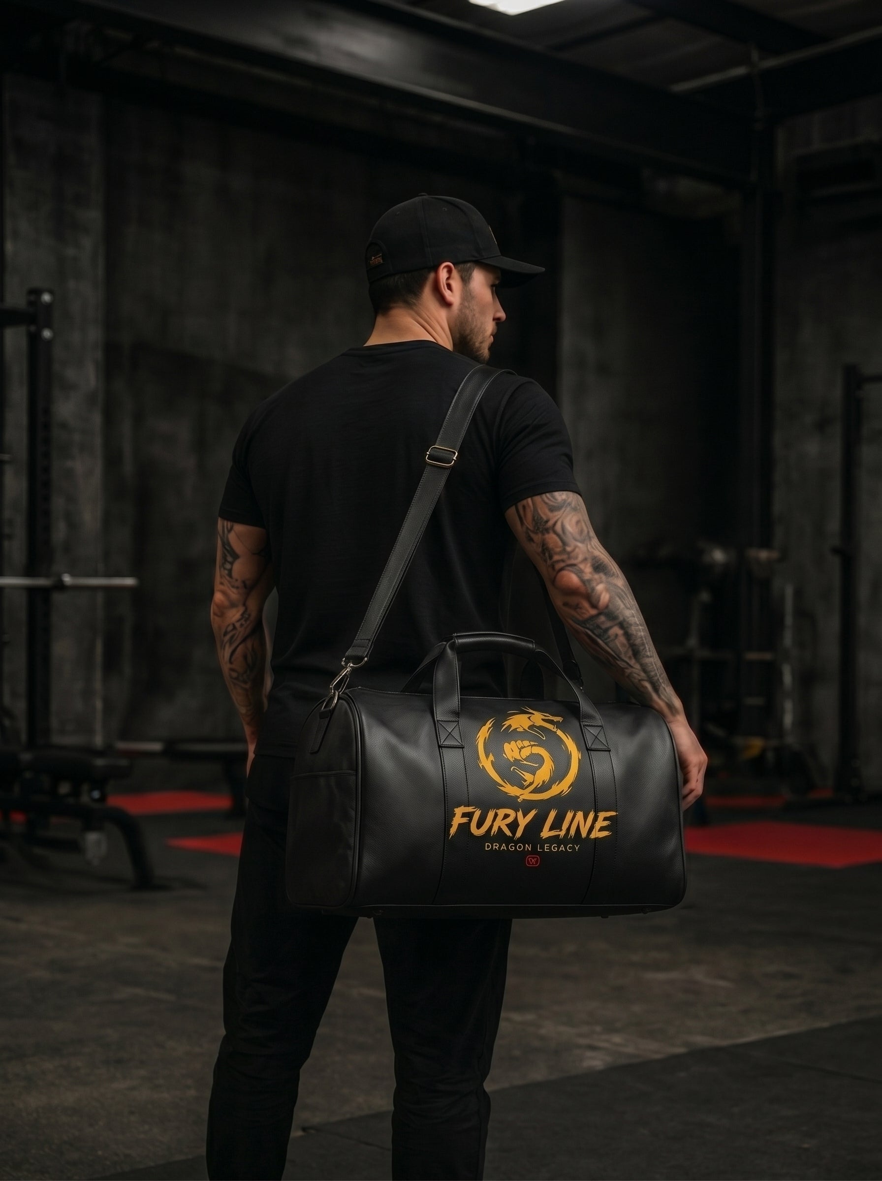 Fury Line Dragon Legacy Faux Leather Travel Bag