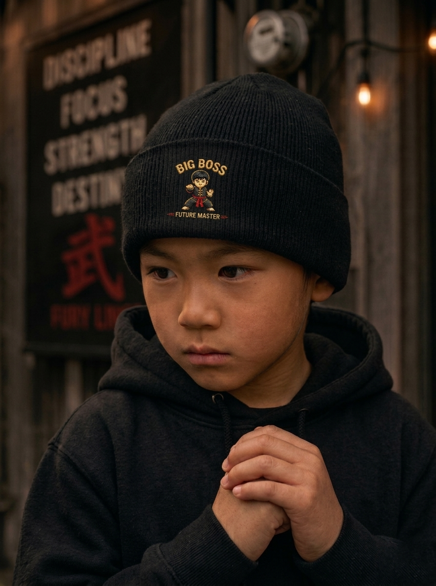 Big Boss™ Future Master Beanie – The Little Warrior Winter Edition