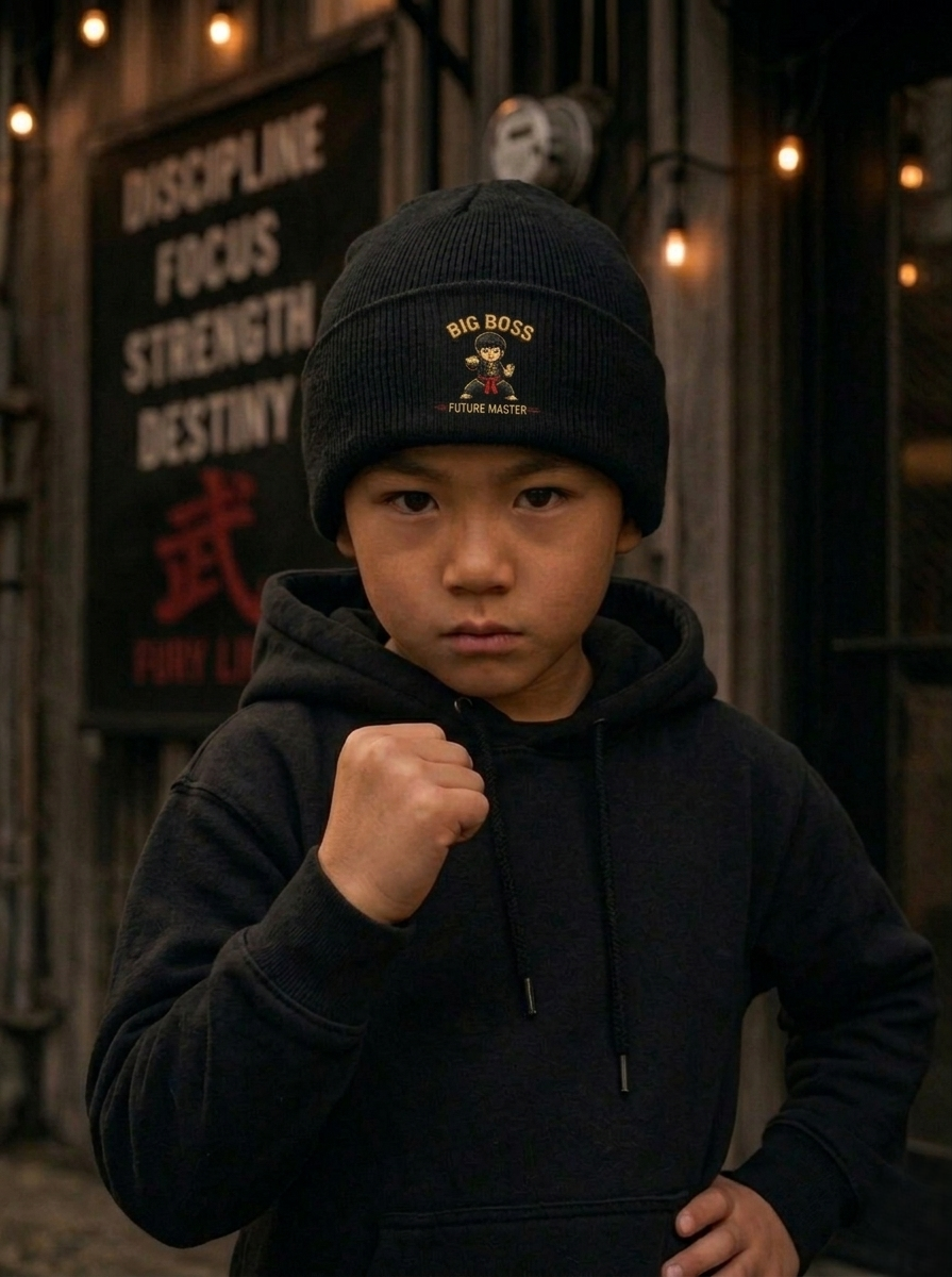 Big Boss™ Future Master Beanie – The Little Warrior Winter Edition