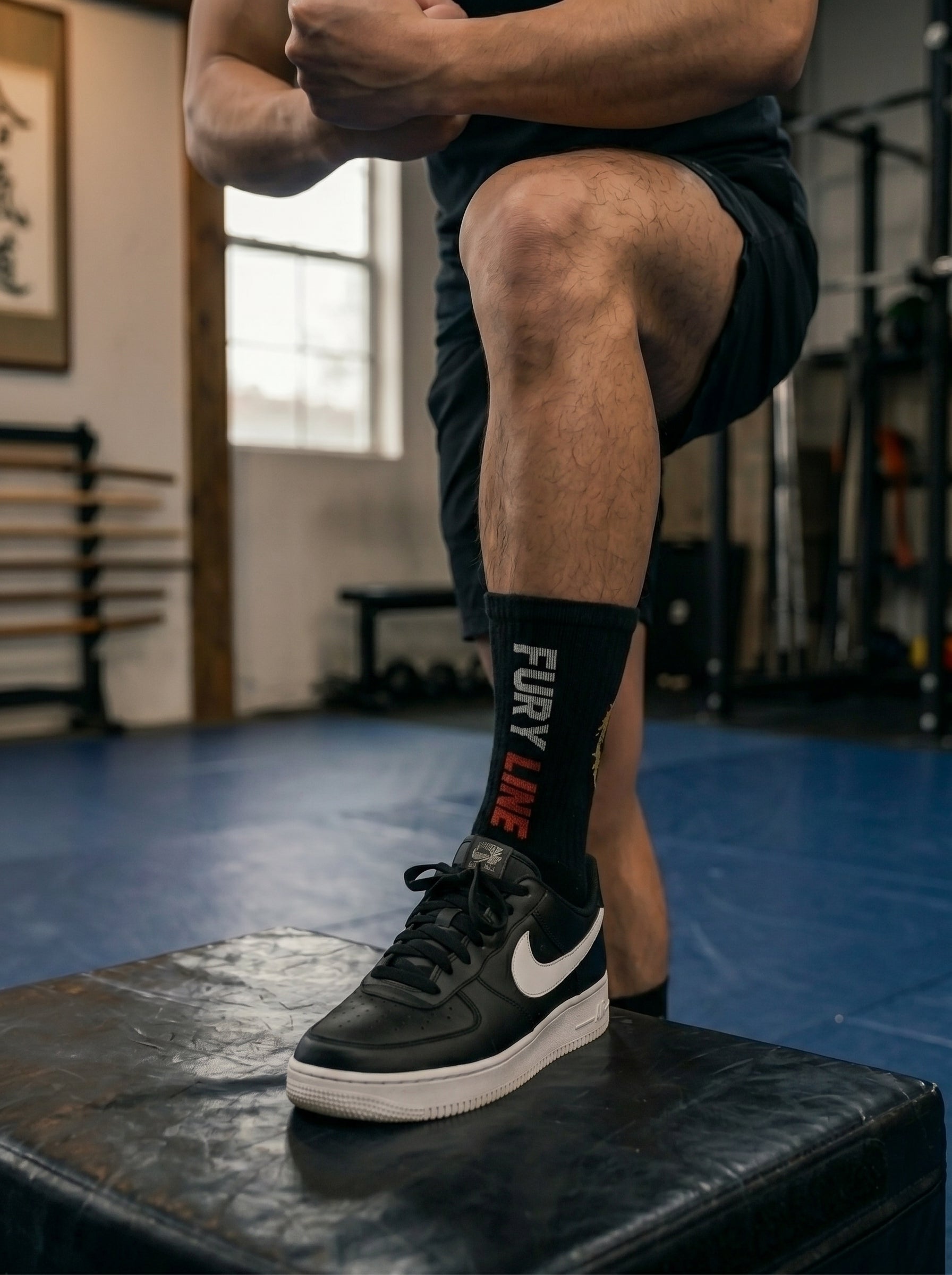 Fury Line Dragon Step Crew Socks