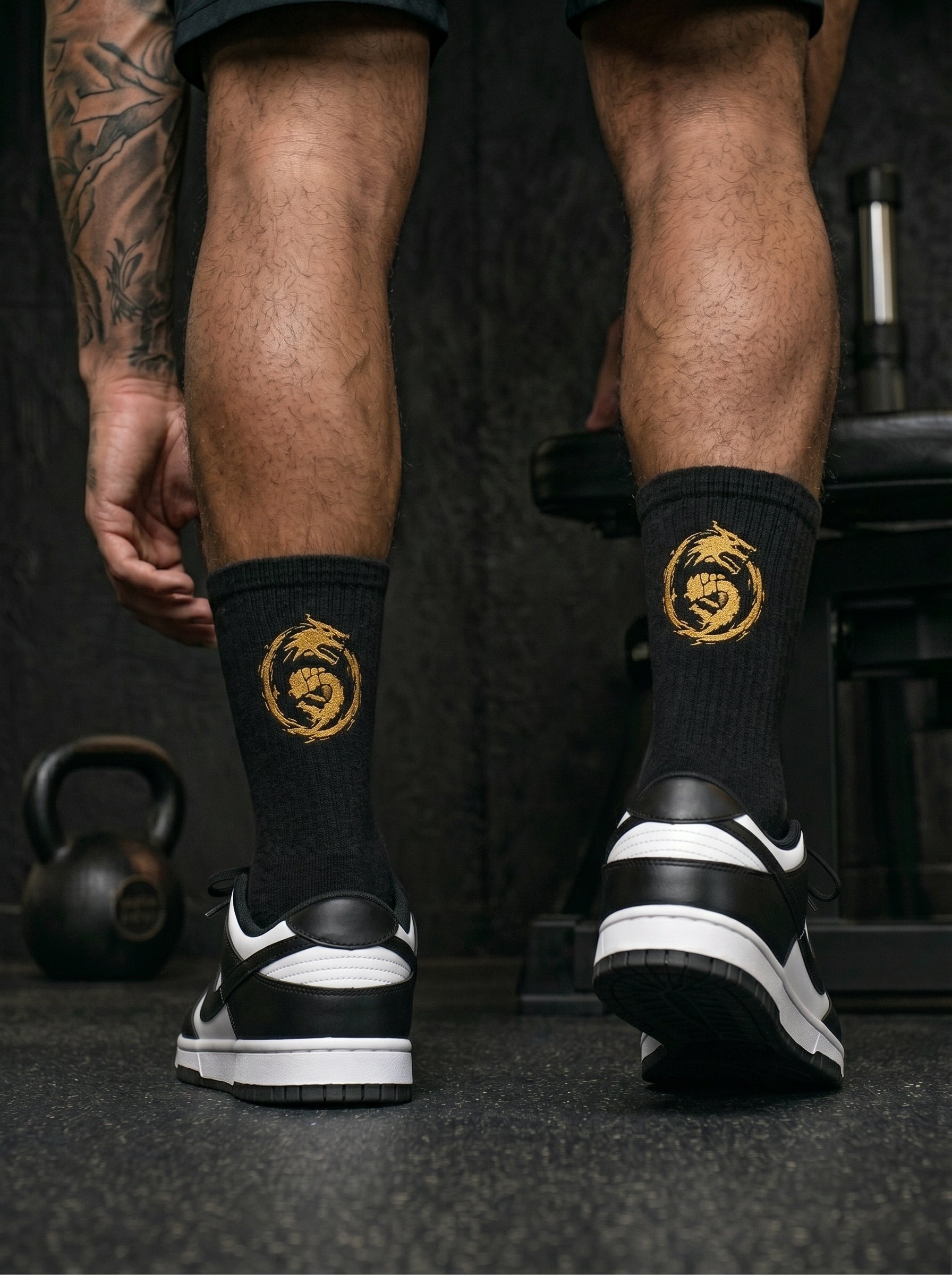 Fury Line Dragon Step Crew Socks