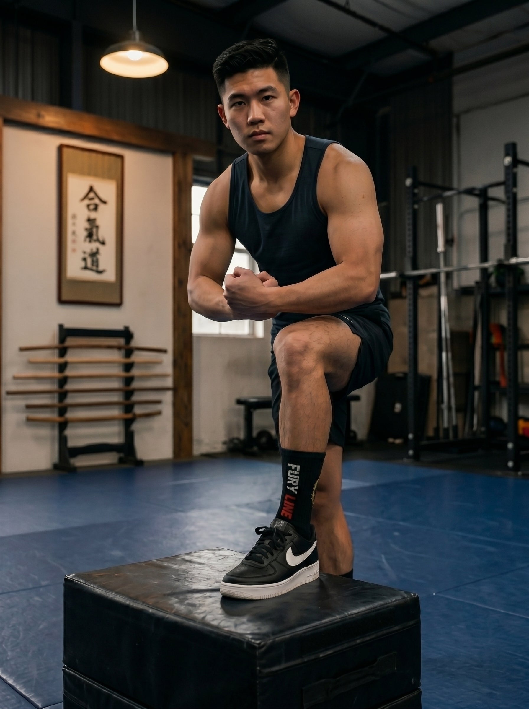 Fury Line Dragon Step Crew Socks
