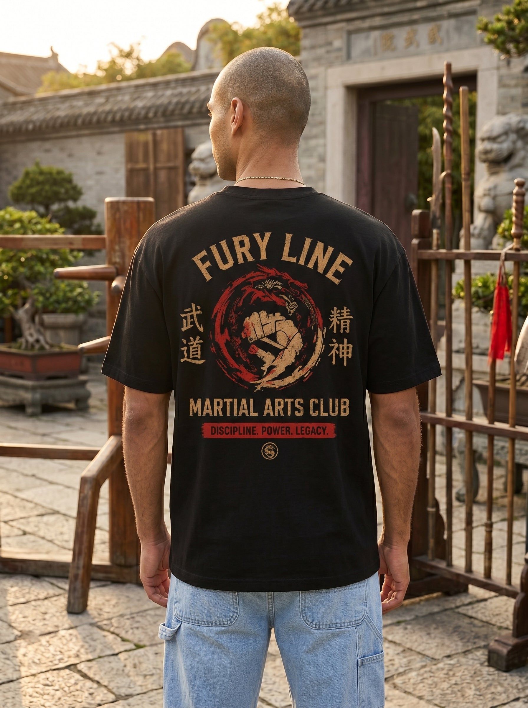 Fury Dragon Club Heavyweight Tee
