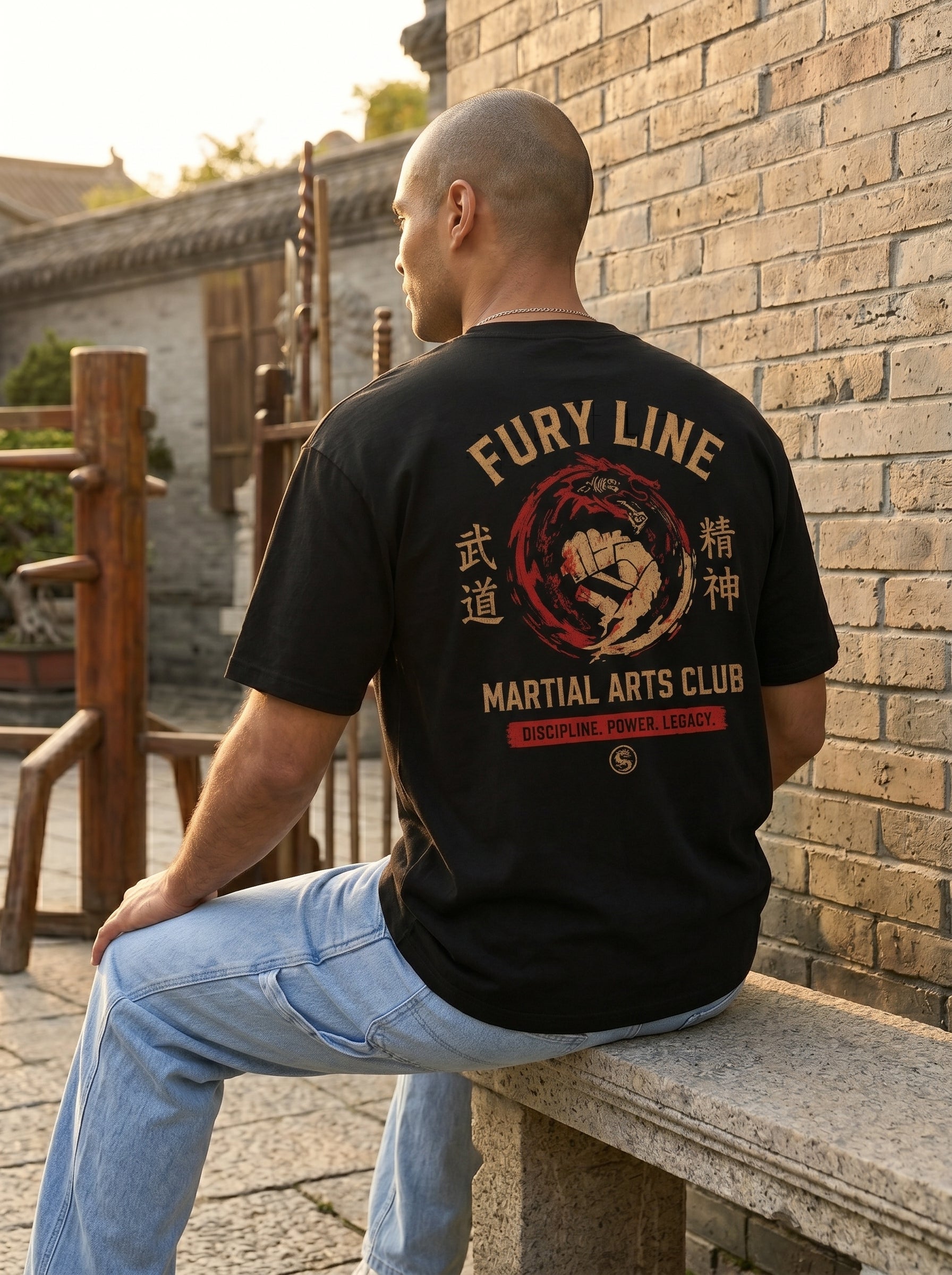 Fury Dragon Club Heavyweight Tee