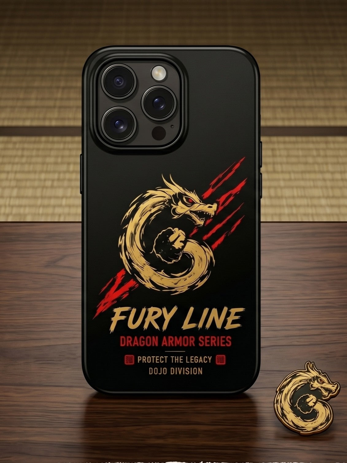 Fury Line Dragon Armor Tough Phone Case