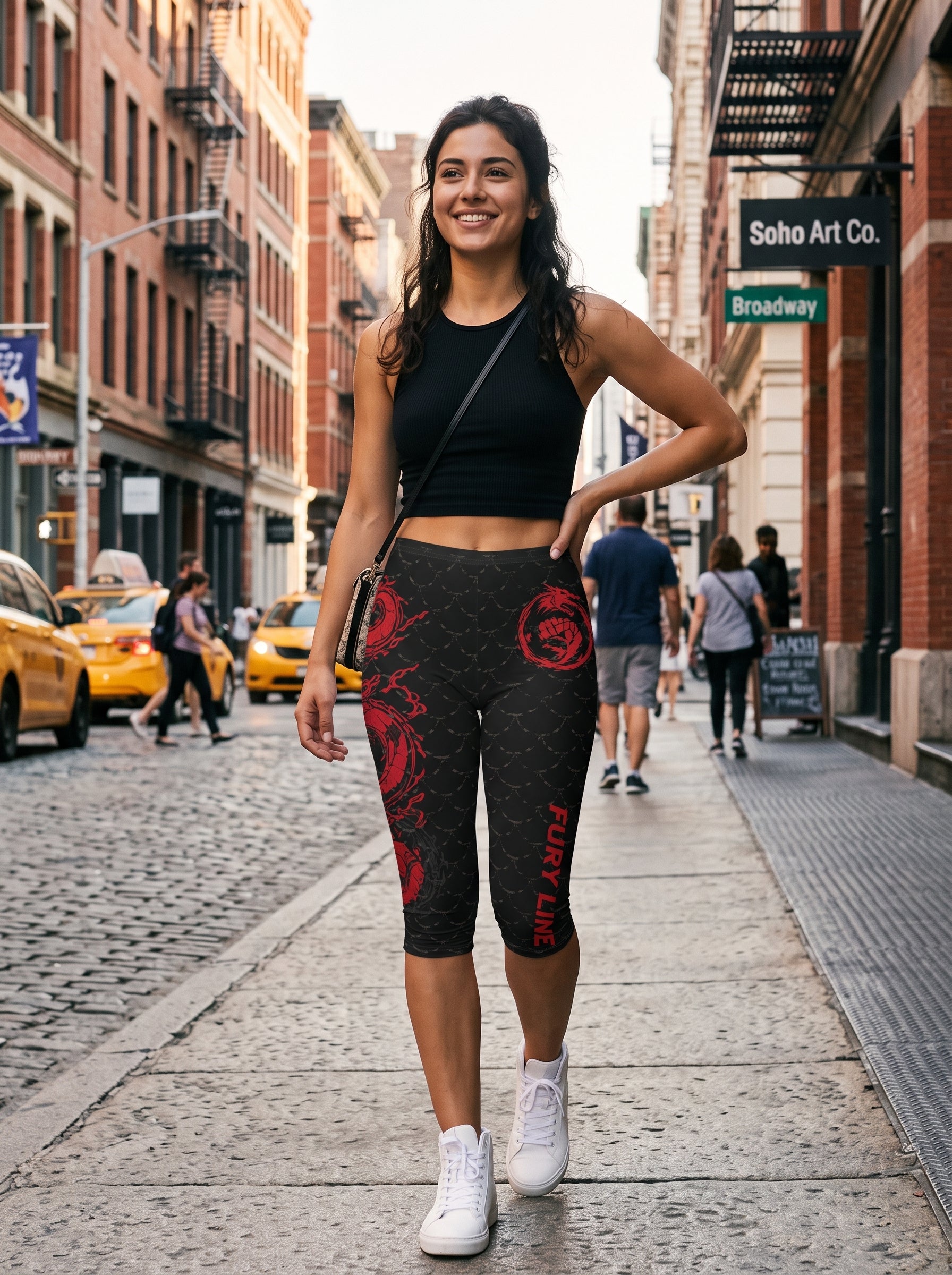 Fury Line Dragon Motion Women’s Capri Leggings