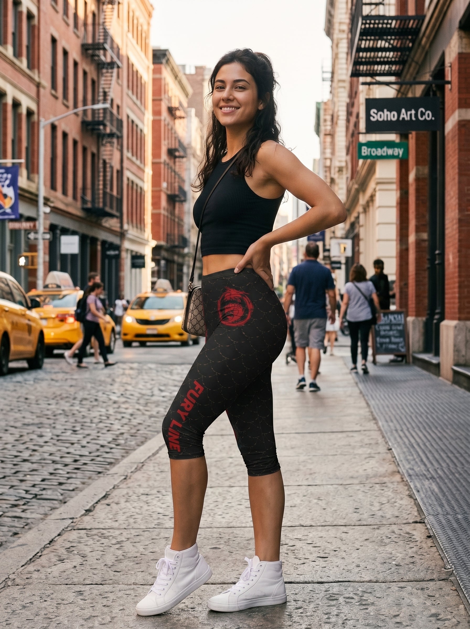 Fury Line Dragon Motion Women’s Capri Leggings