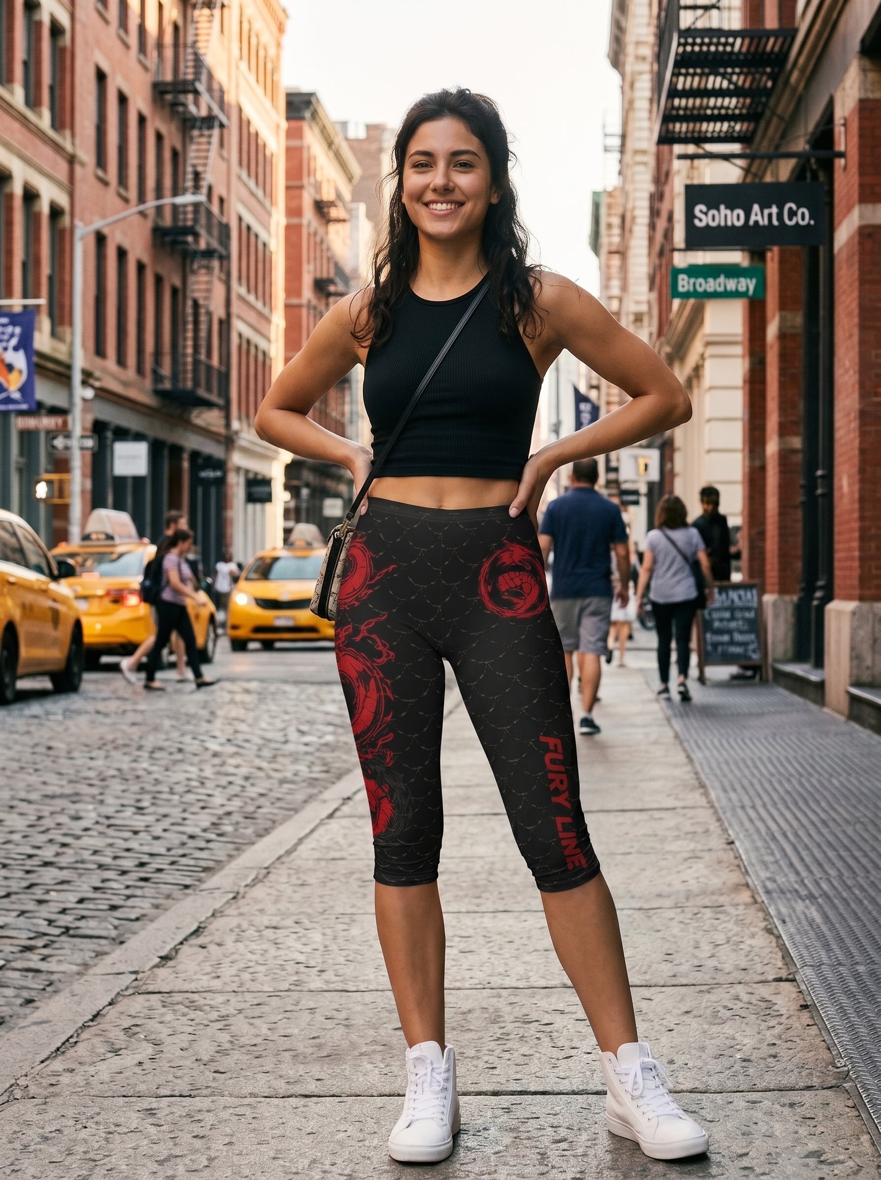 Fury Line Dragon Motion Women’s Capri Leggings