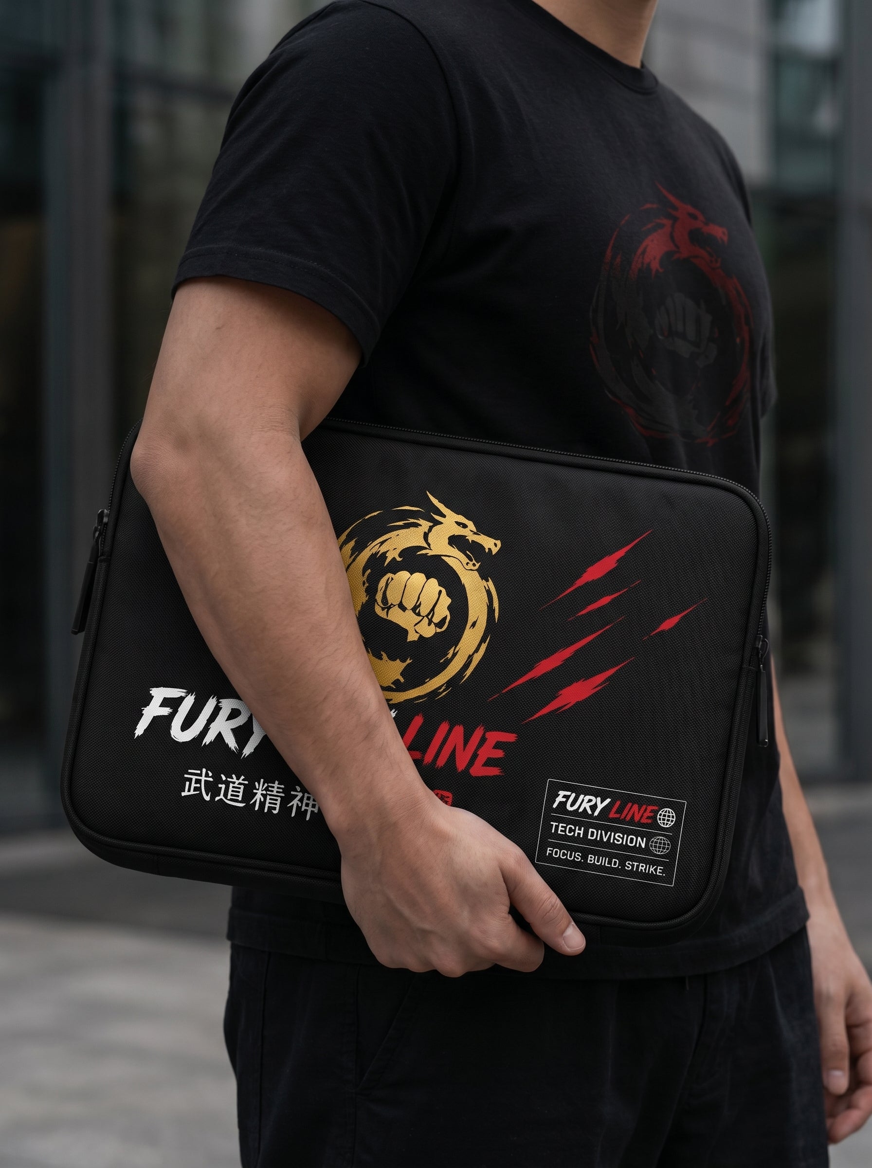 Fury Line Dragon Tech Laptop Sleeve