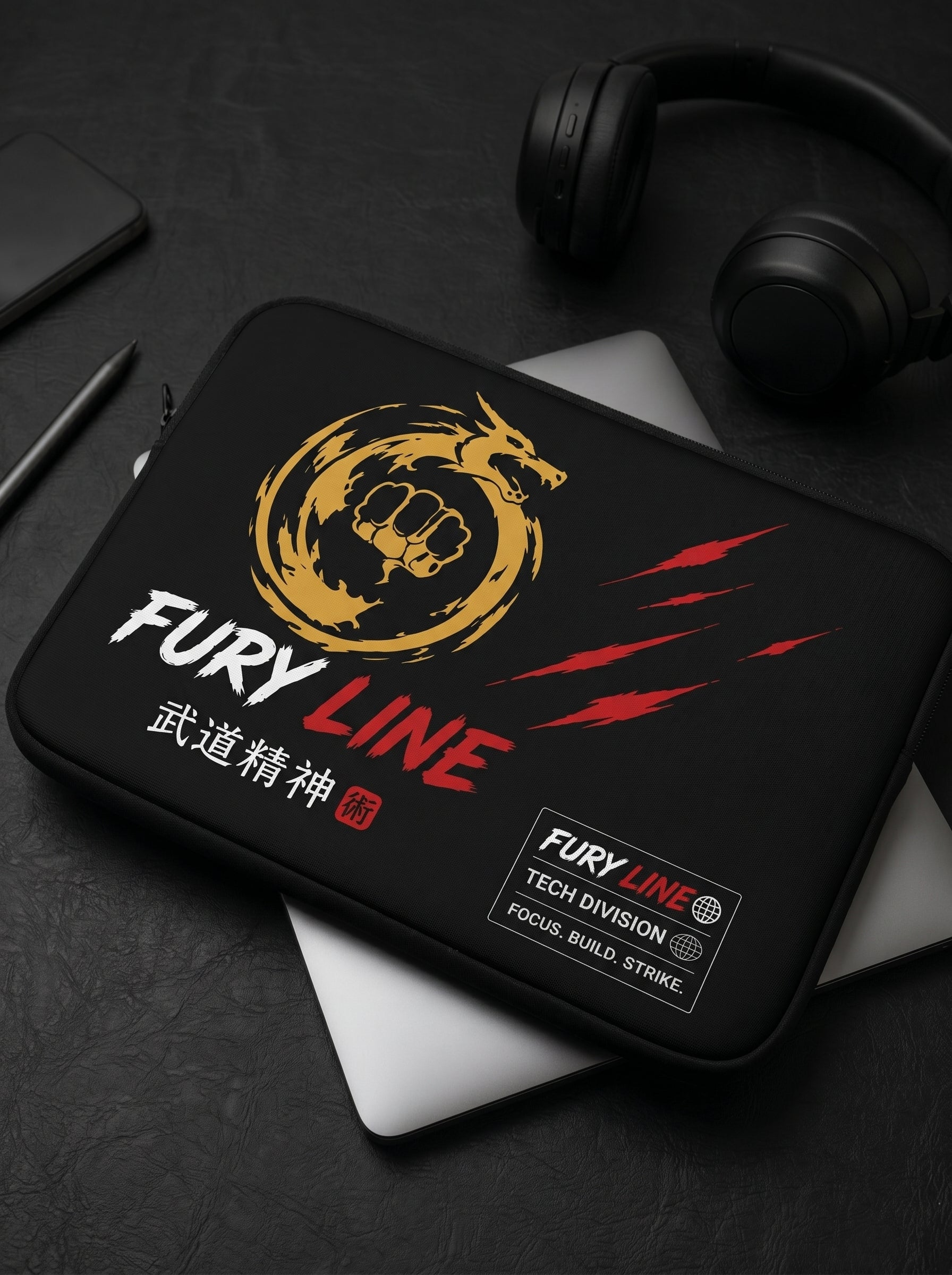 Fury Line Dragon Tech Laptop Sleeve