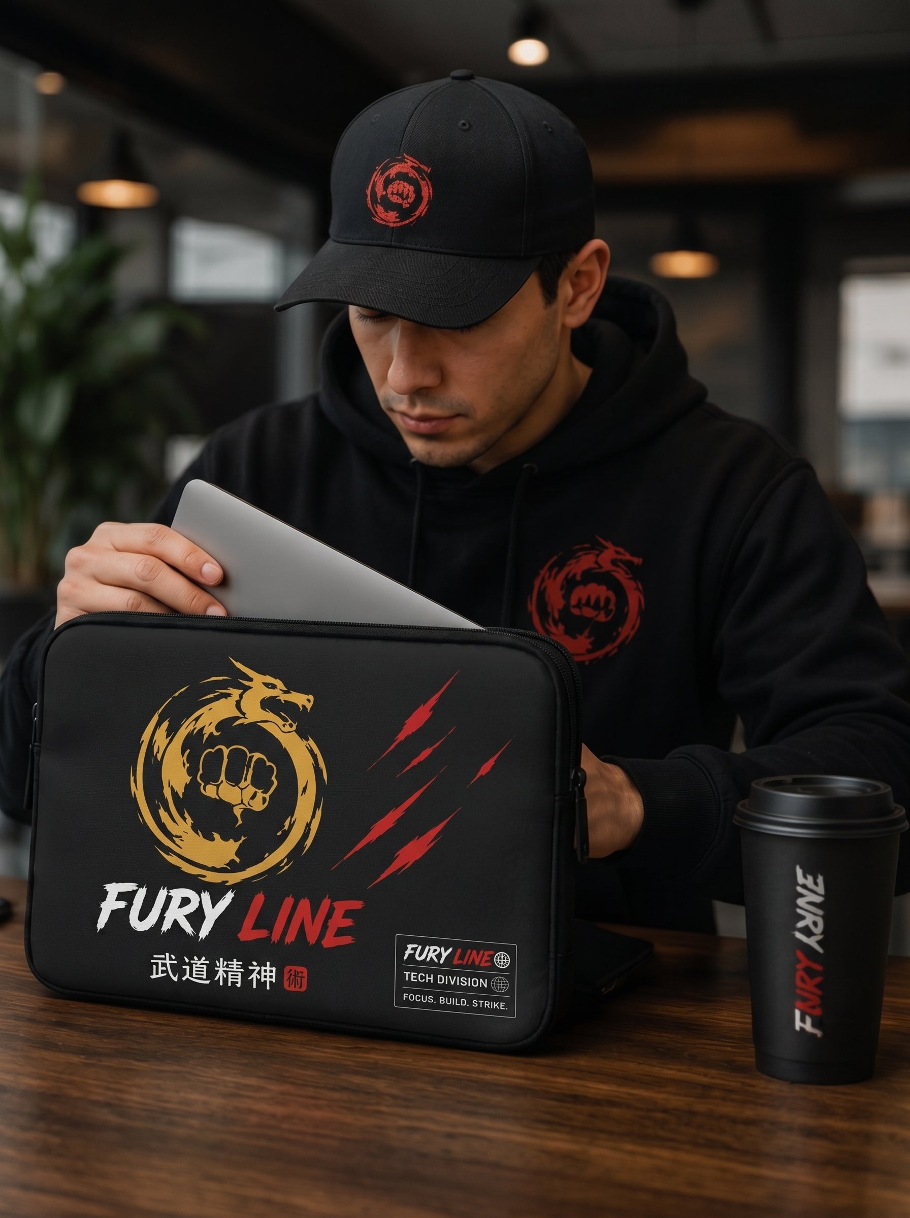 Fury Line Dragon Tech Laptop Sleeve
