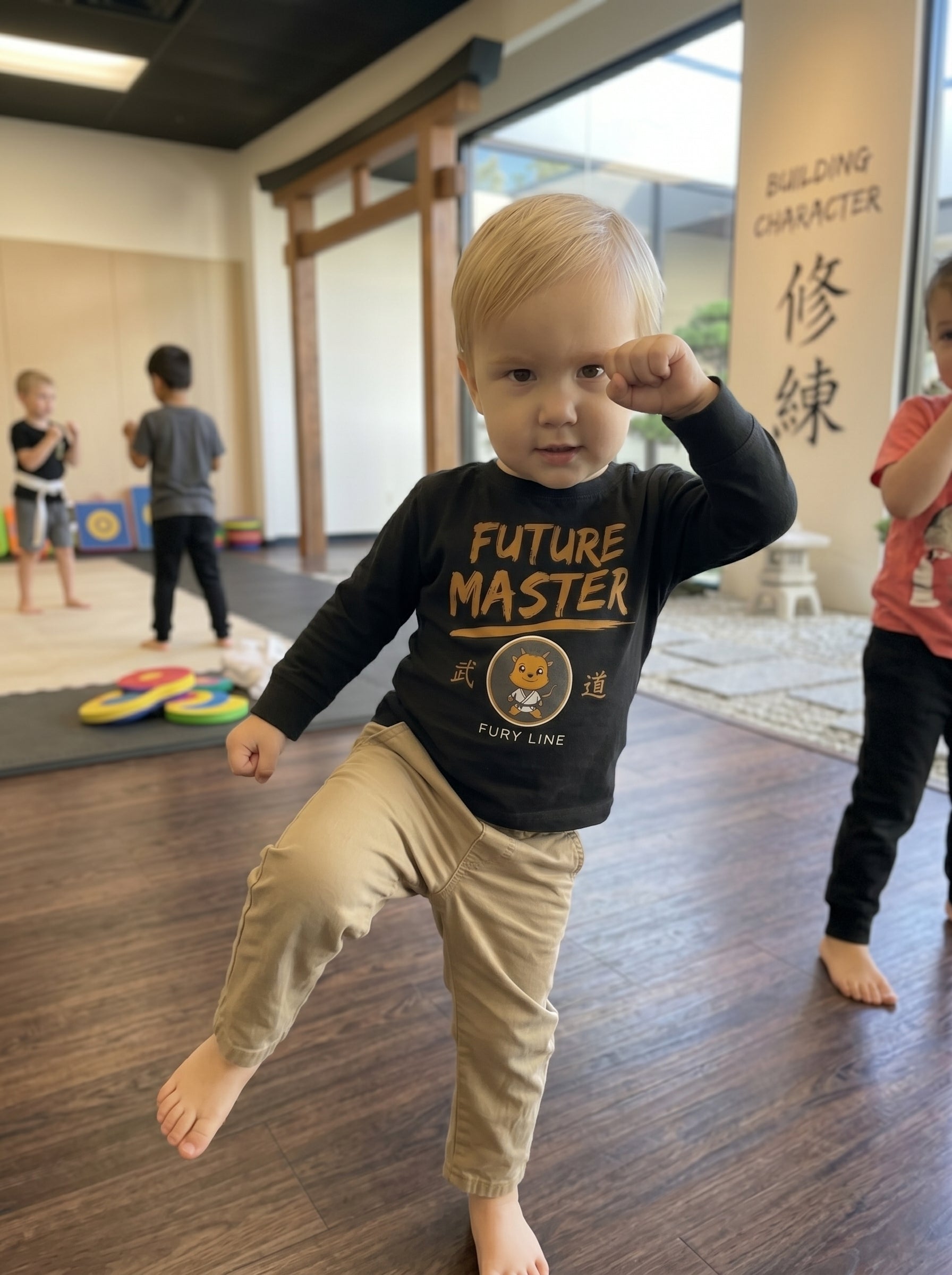 Fury Line Future Master Long Sleeve Toddler Tee