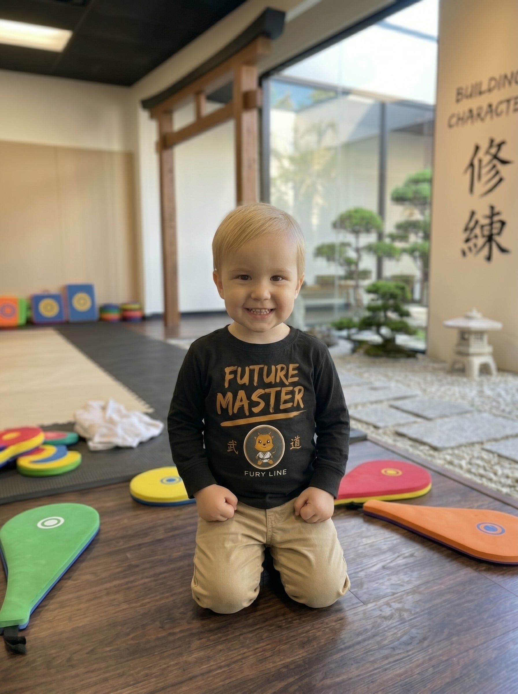 Fury Line Future Master Long Sleeve Toddler Tee