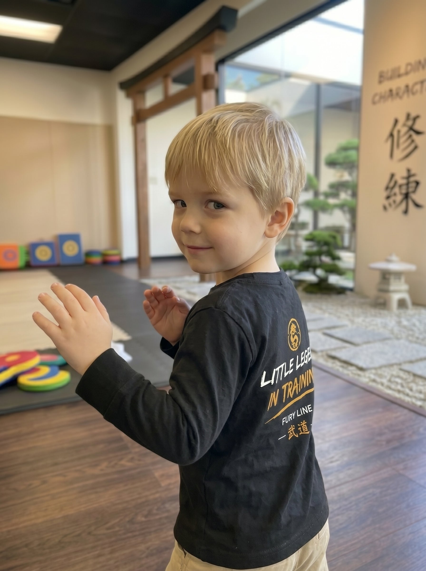 Fury Line Future Master Long Sleeve Toddler Tee