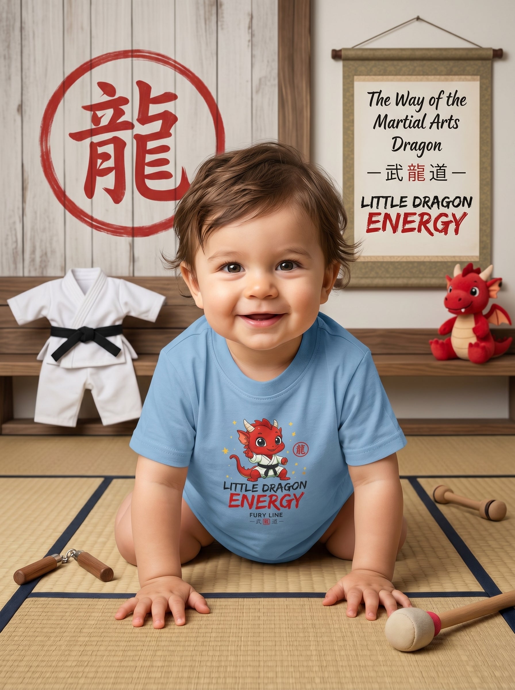Fury Line Little Dragon Infant Tee