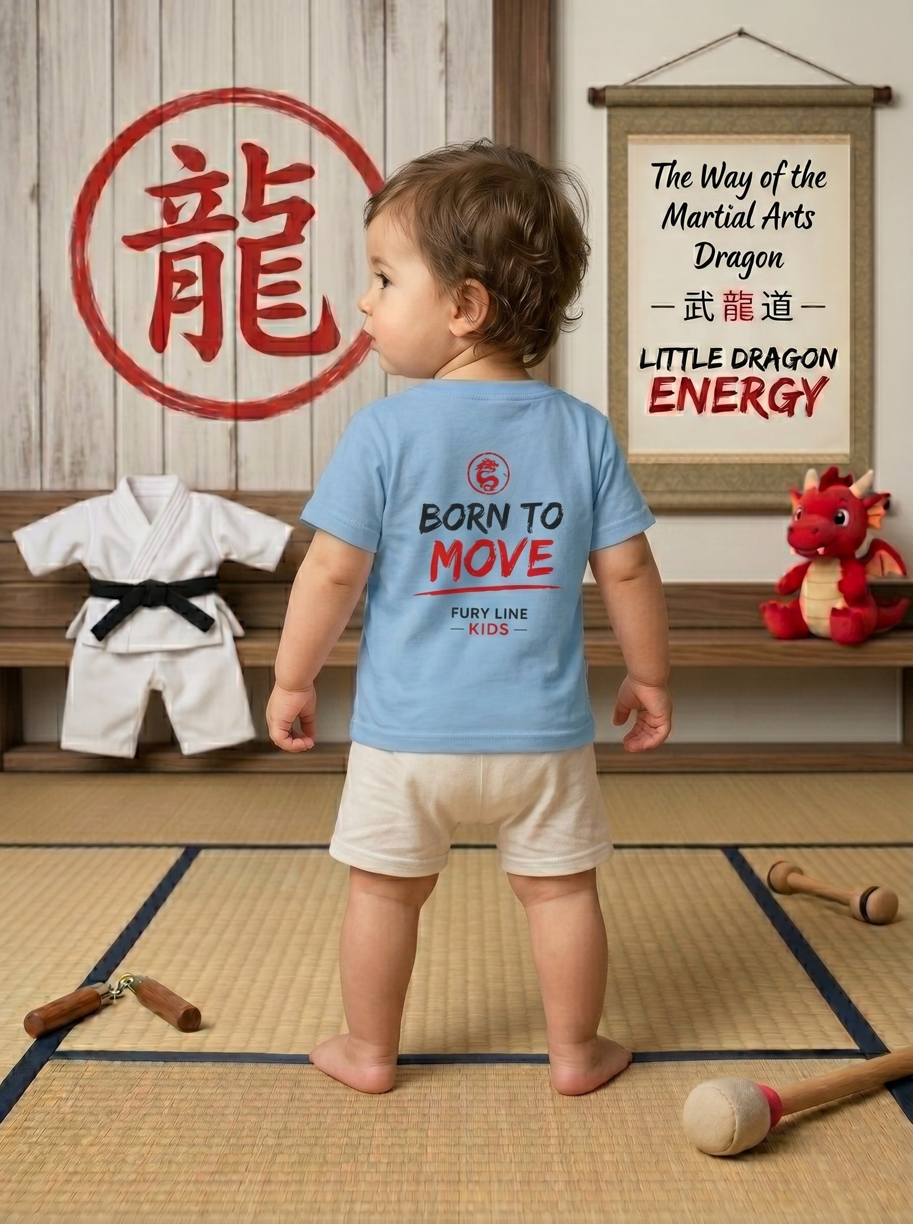 Fury Line Little Dragon Infant Tee