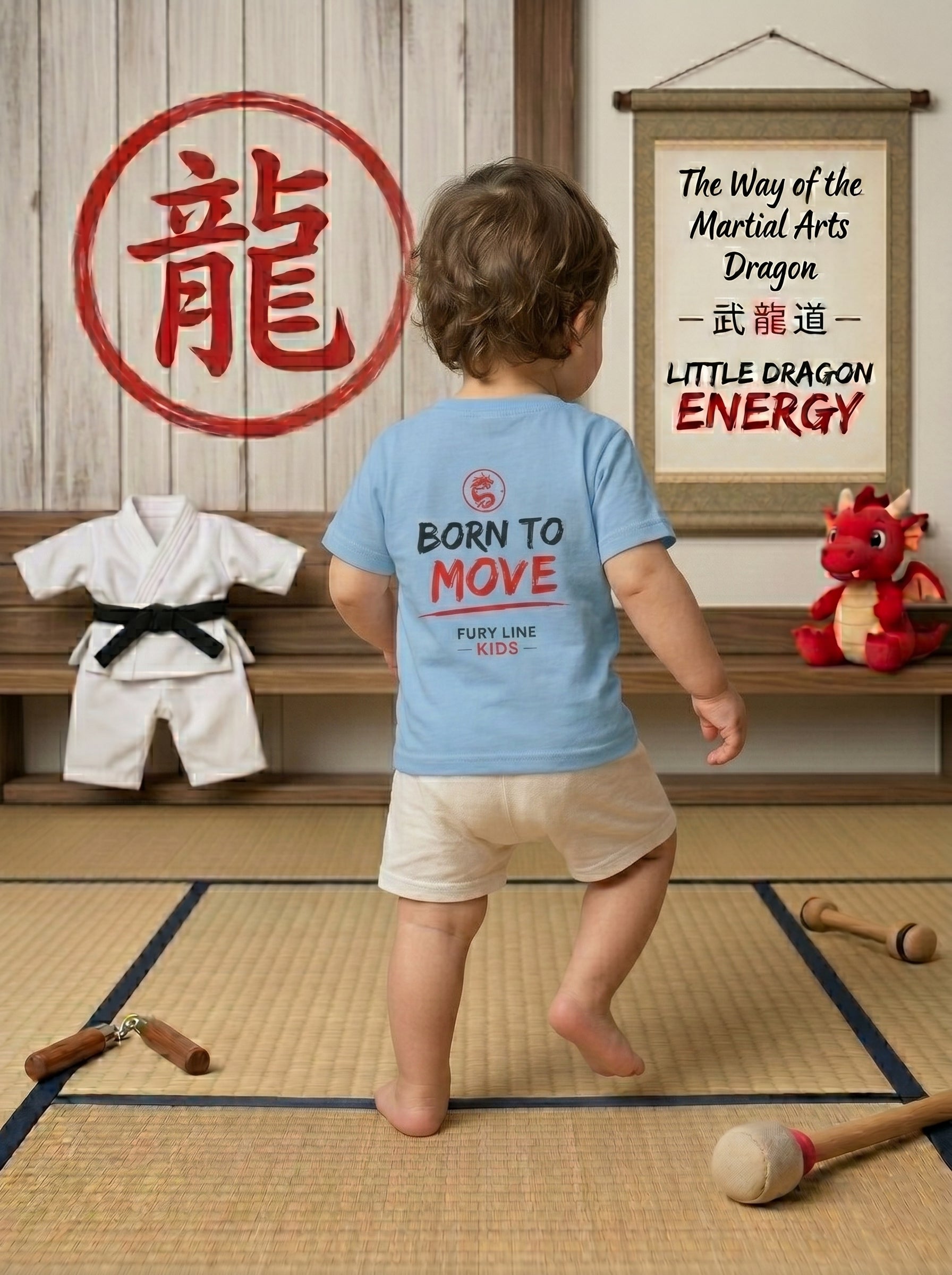 Fury Line Little Dragon Infant Tee