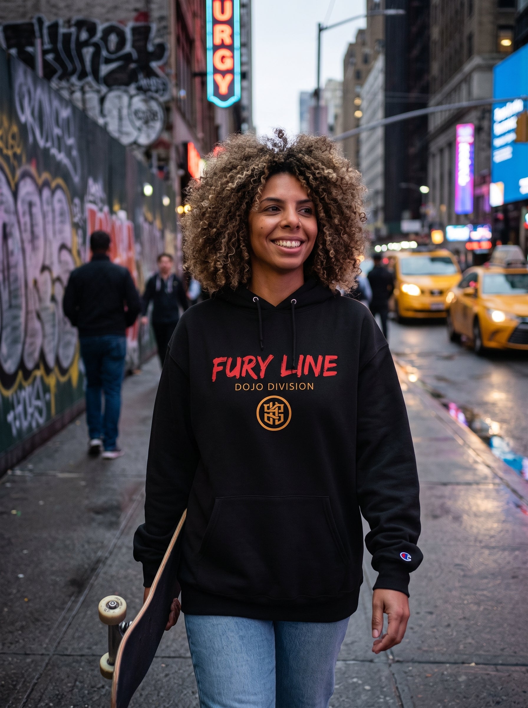 Fury Line Women’s Dragon Flame Champion Hoodie