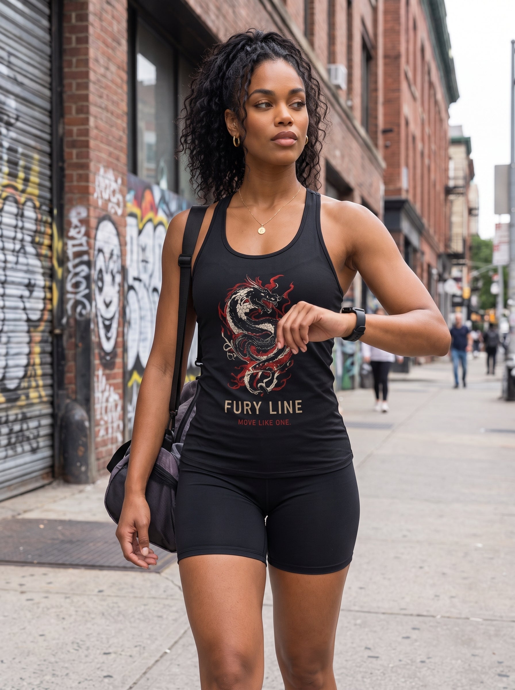 Fury Line Women’s Dragon Flow Racerback Tank