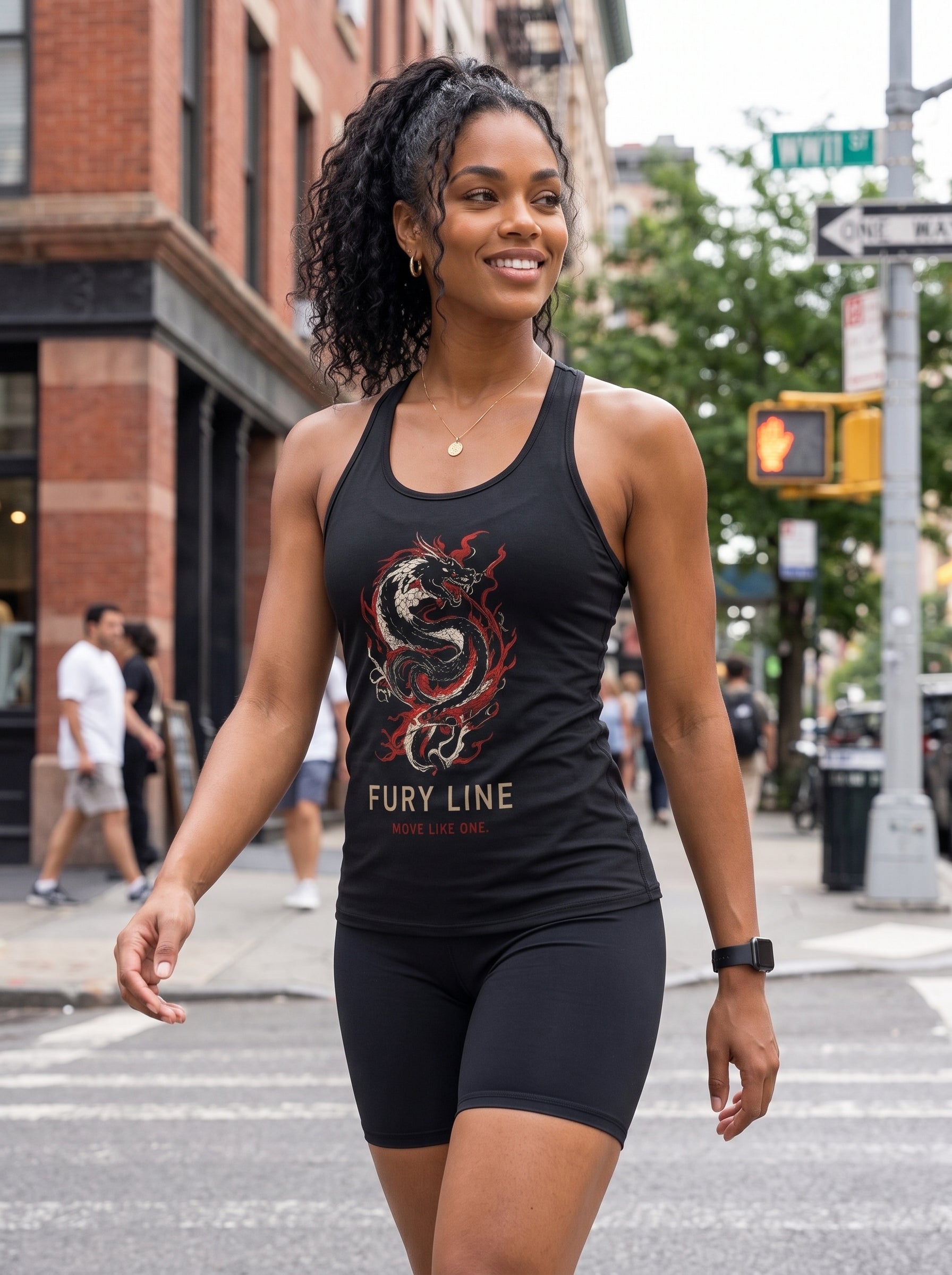 Fury Line Women’s Dragon Flow Racerback Tank