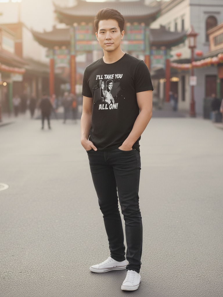 “I’ll Take You All On” Quote Tee