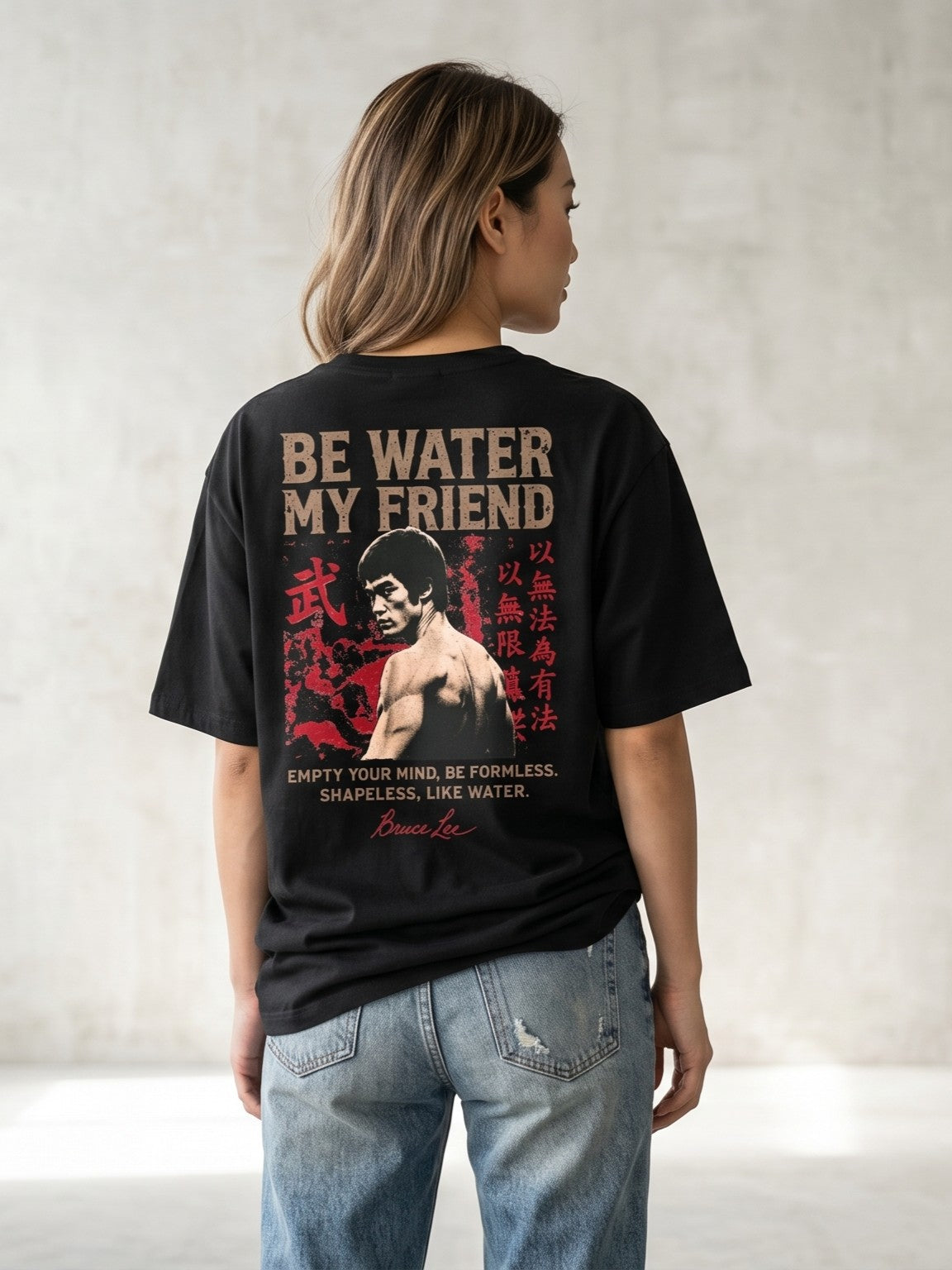 Be Water My Friend™ Boyfriend Oversized Tee