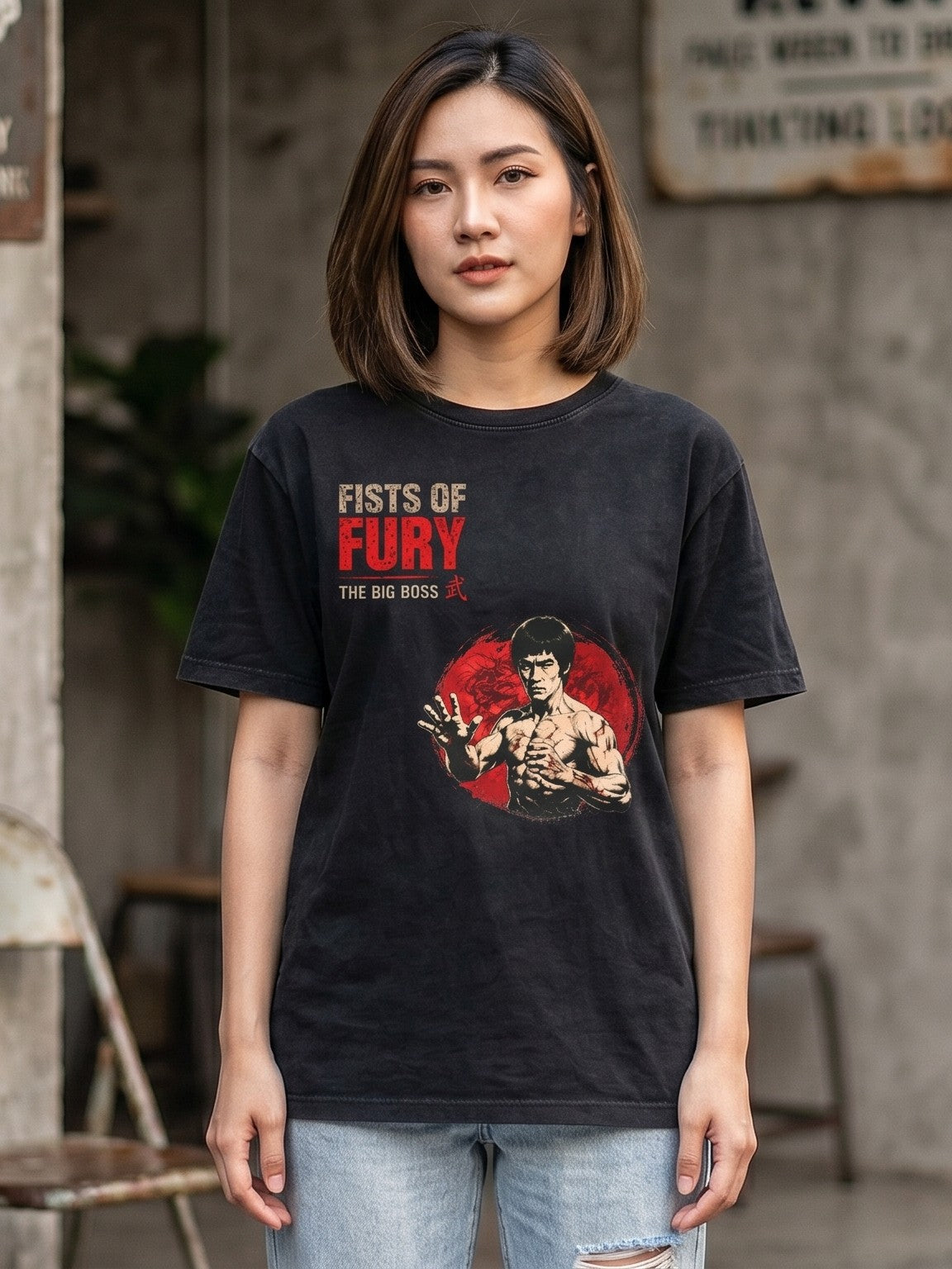Be Water My Friend™ Boyfriend Oversized Tee