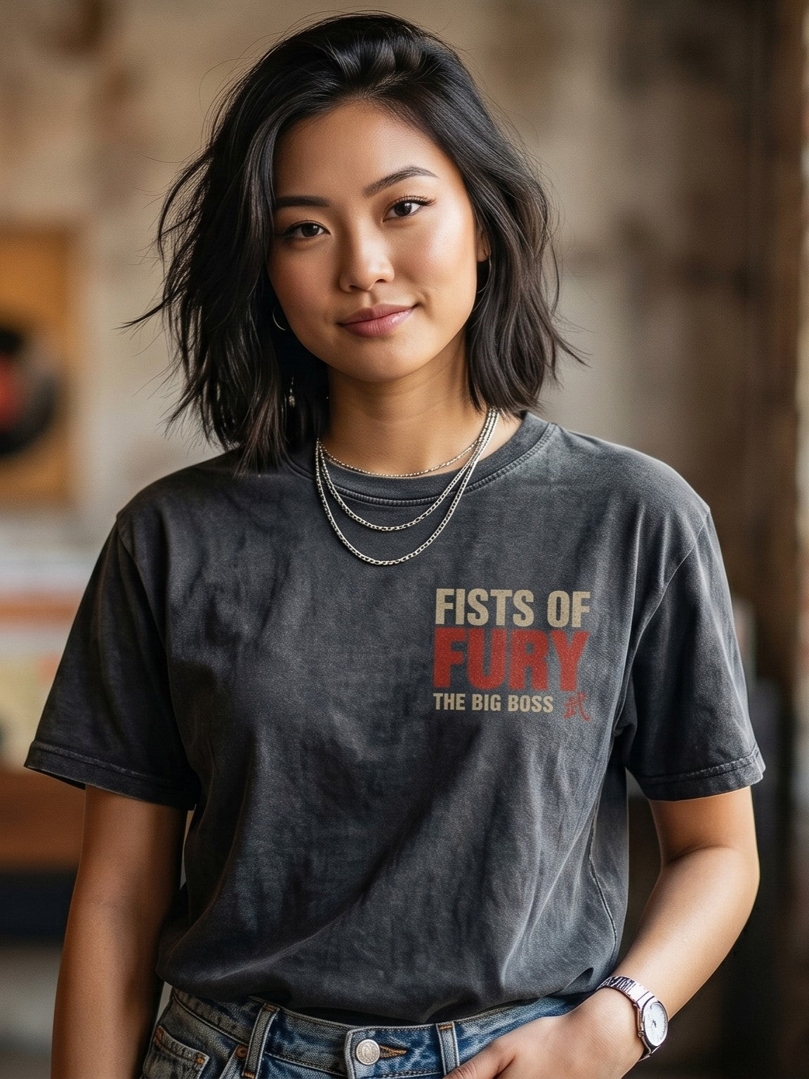 No Weakness™ Vintage Boyfriend Tee