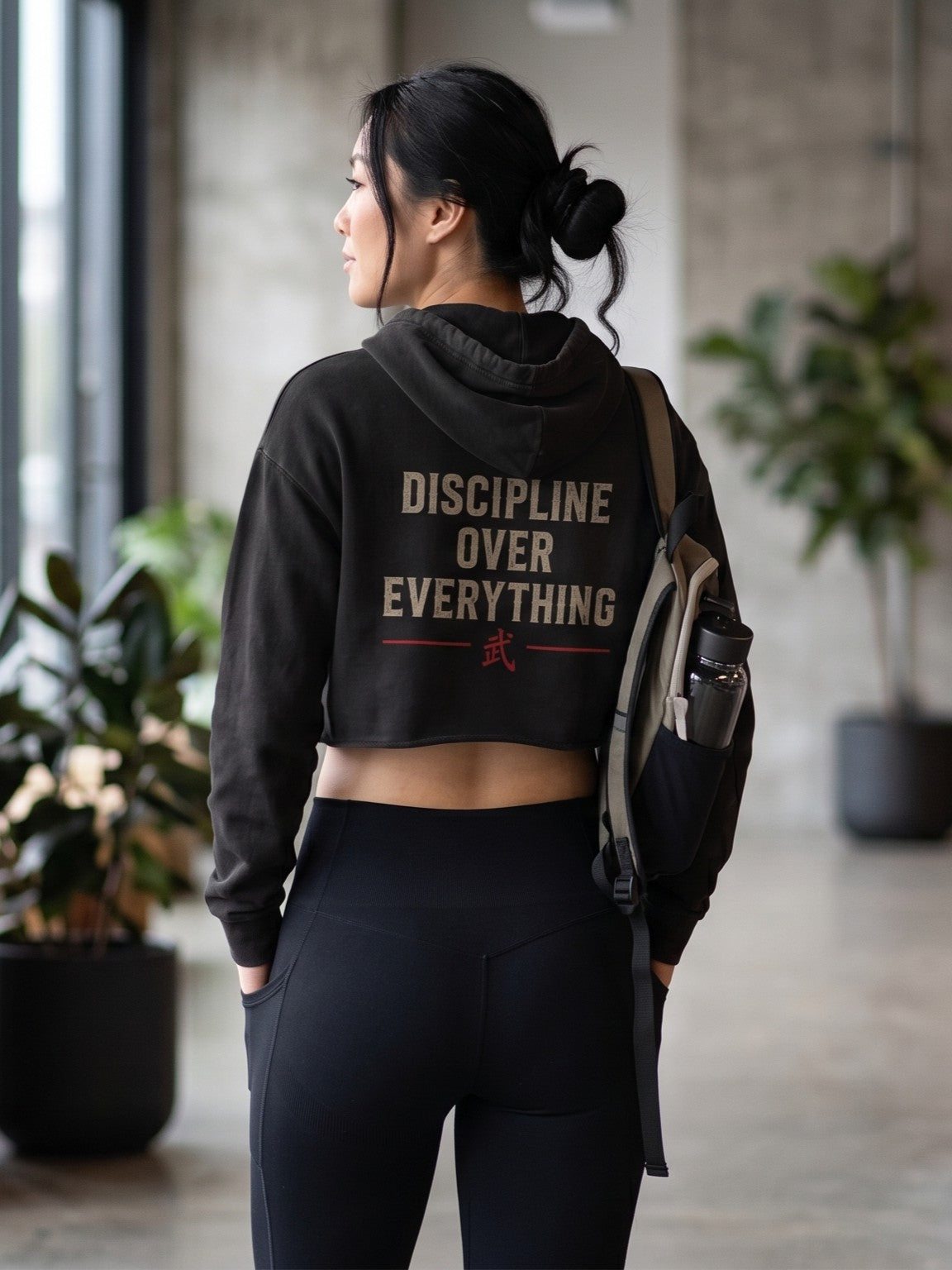 Discipline Over Everything™ Cropped Hoodie