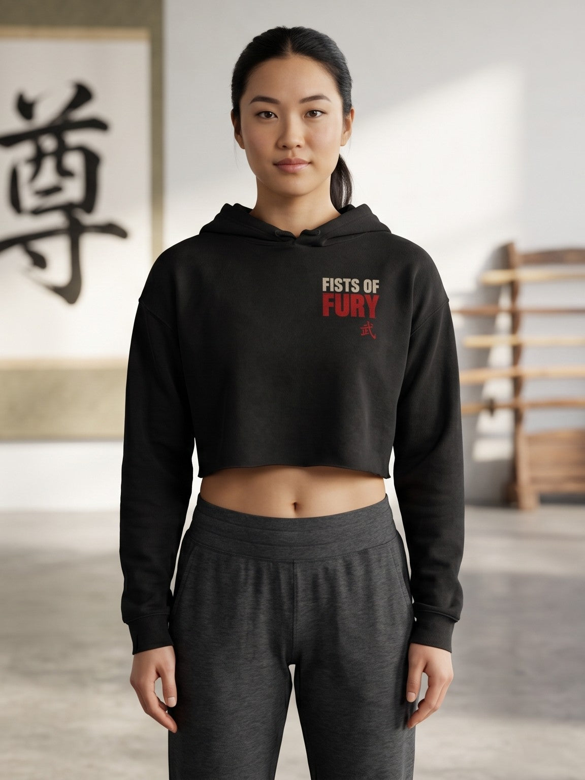 Discipline Over Everything™ Cropped Hoodie