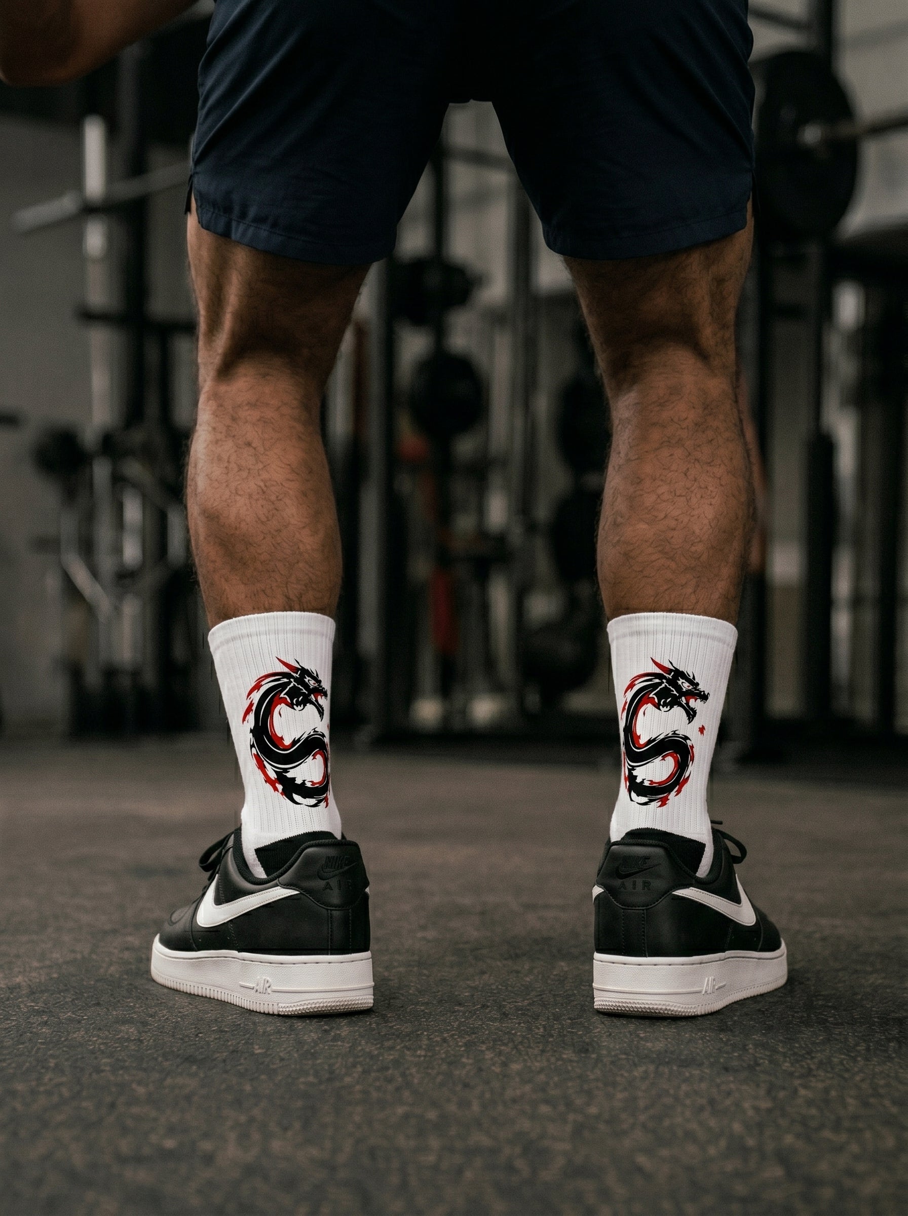 Fury Line Dojo Stripe Crew Socks