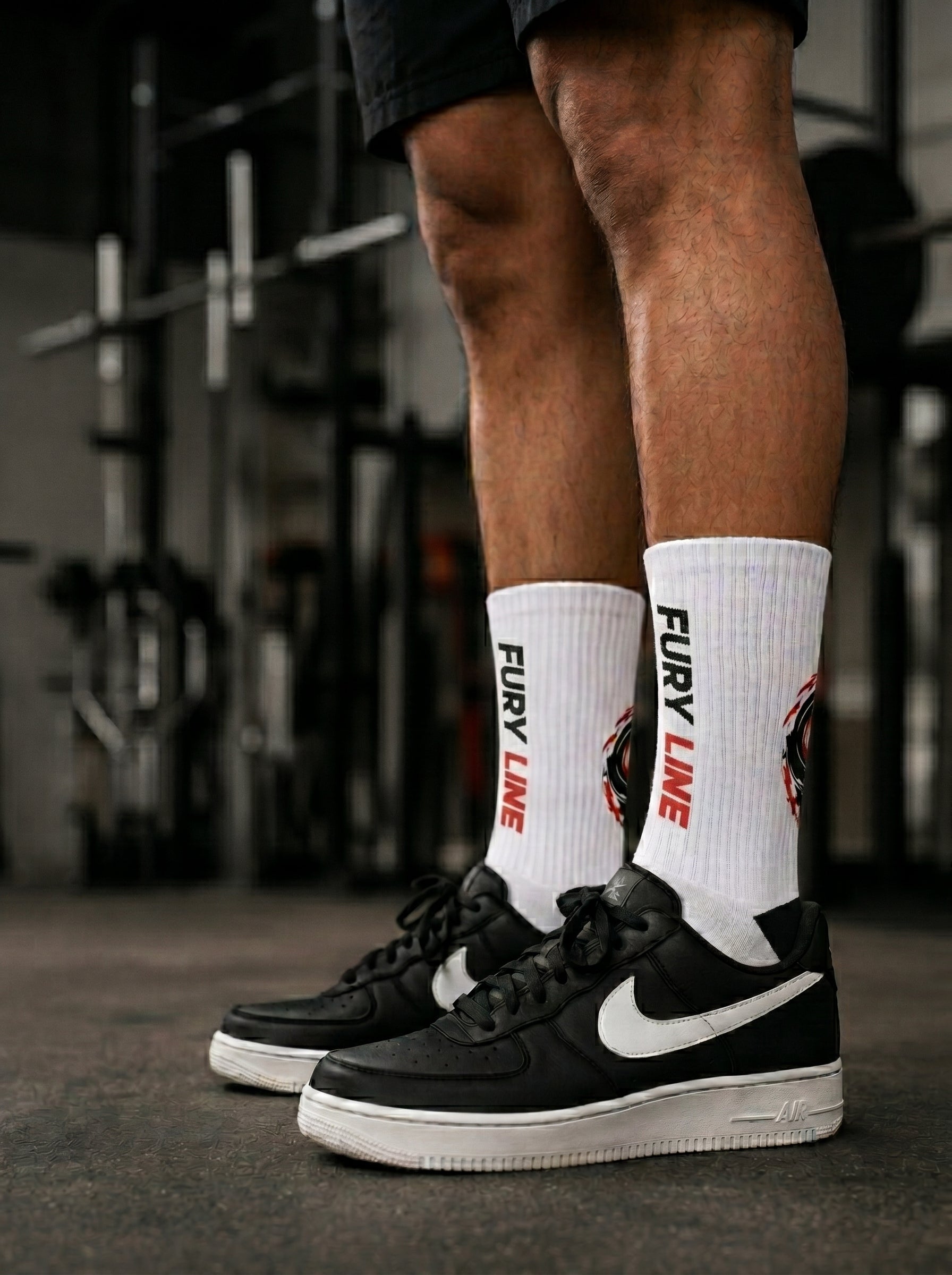 Fury Line Dojo Stripe Crew Socks